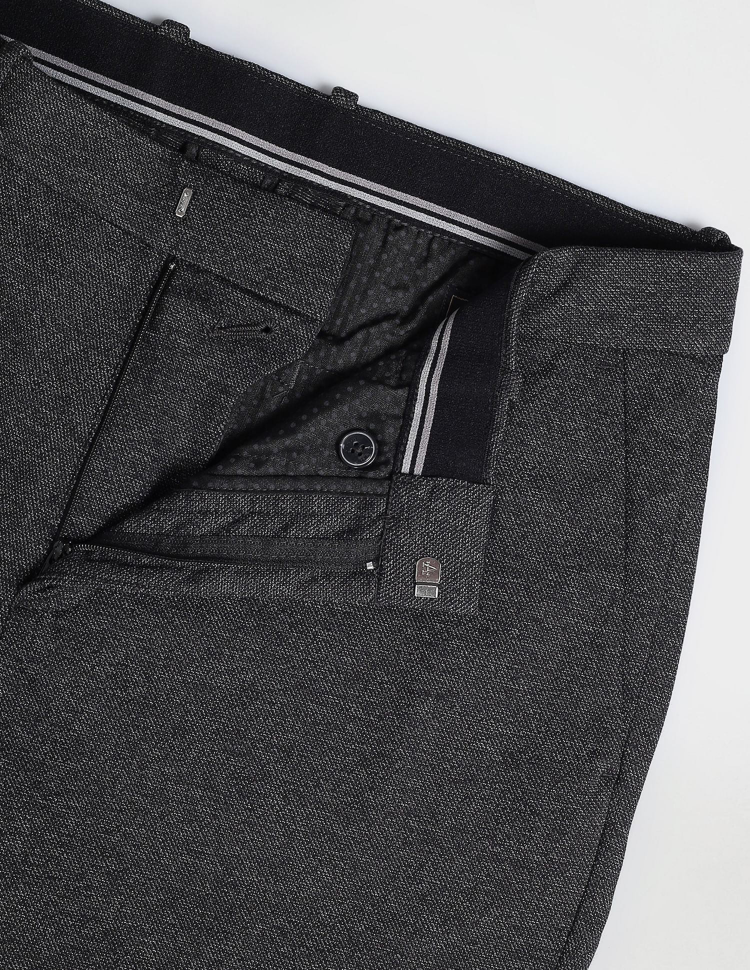 Arrow Newyork Patterned Knit Super Slim Fit Trousers