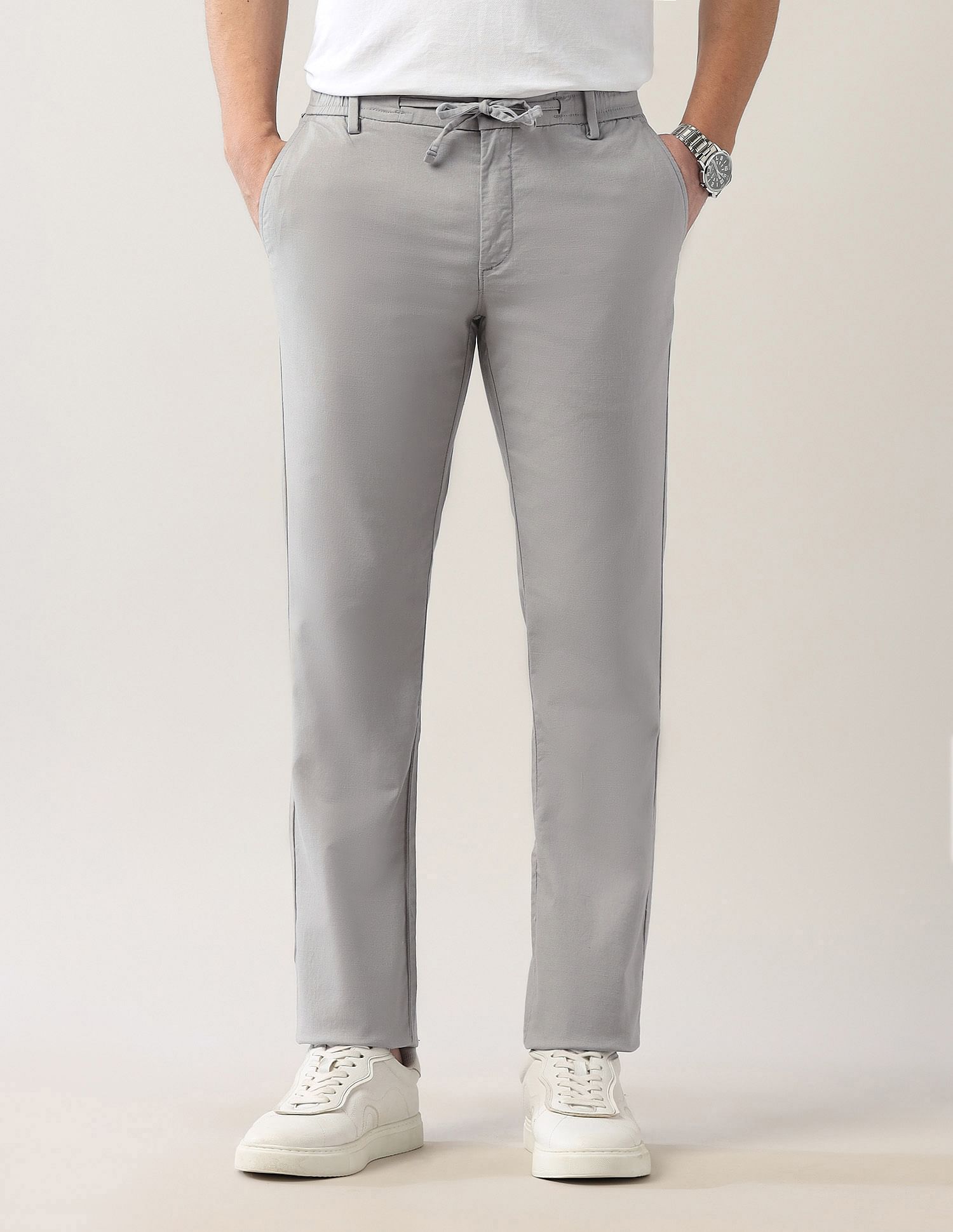 Arrow Sport Twill Night Is Young Trousers