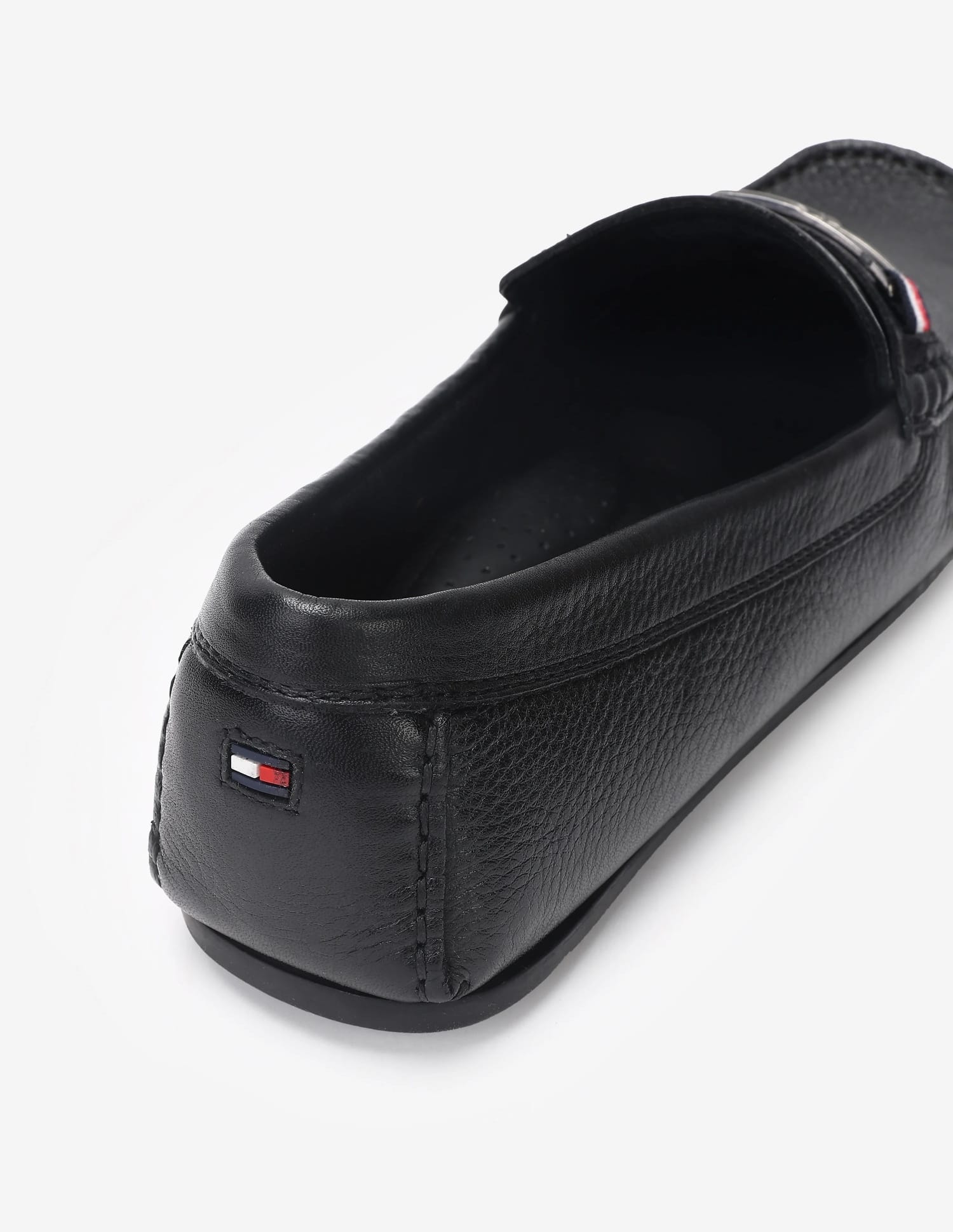 Tommy Hilfiger Simol Black Leather Loafers Men’s Size 9M Buy Tommy Hilfiger Black Leather Flexible Loafers from Next USA main image 2
