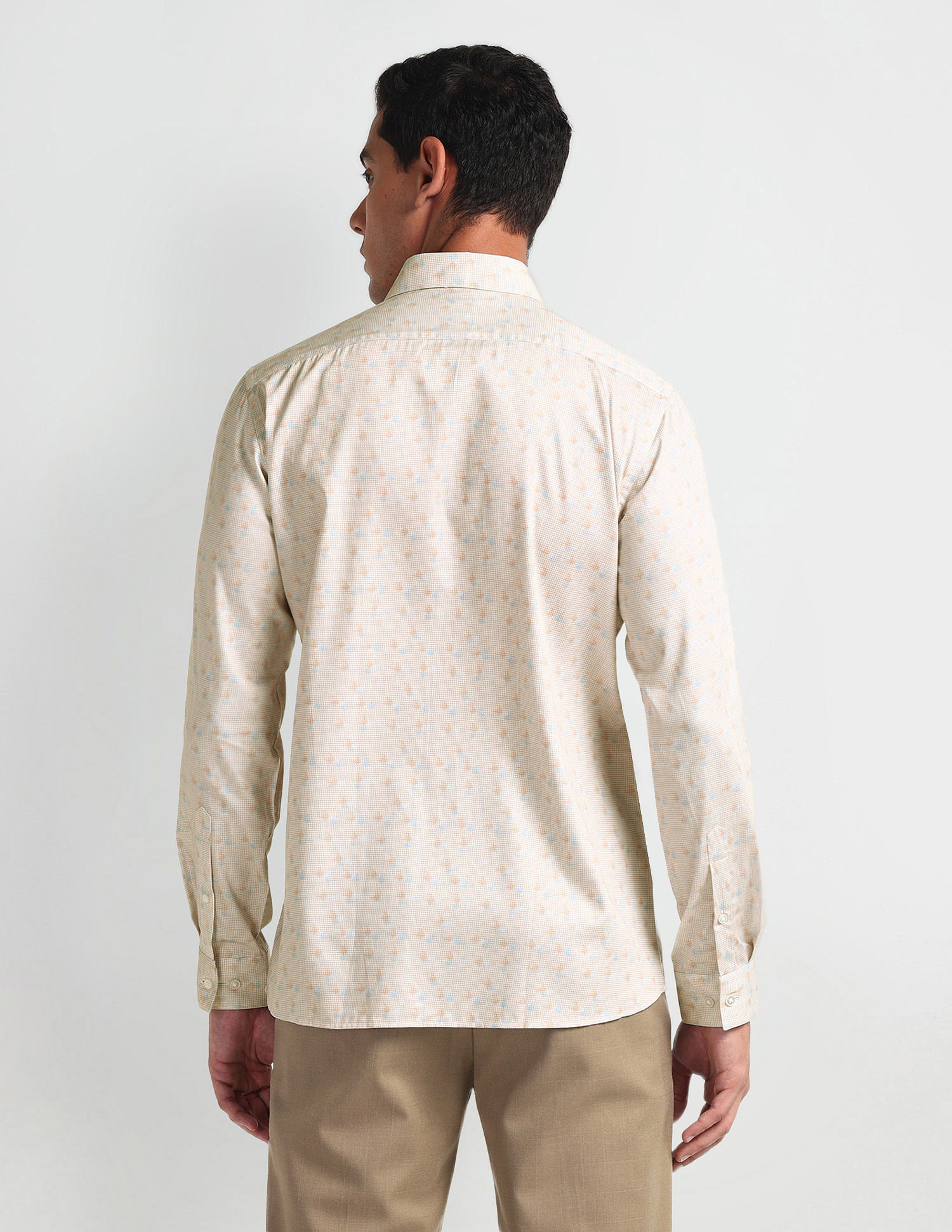 Arrow Newyork Geometric Print Slim Fit Shirt
