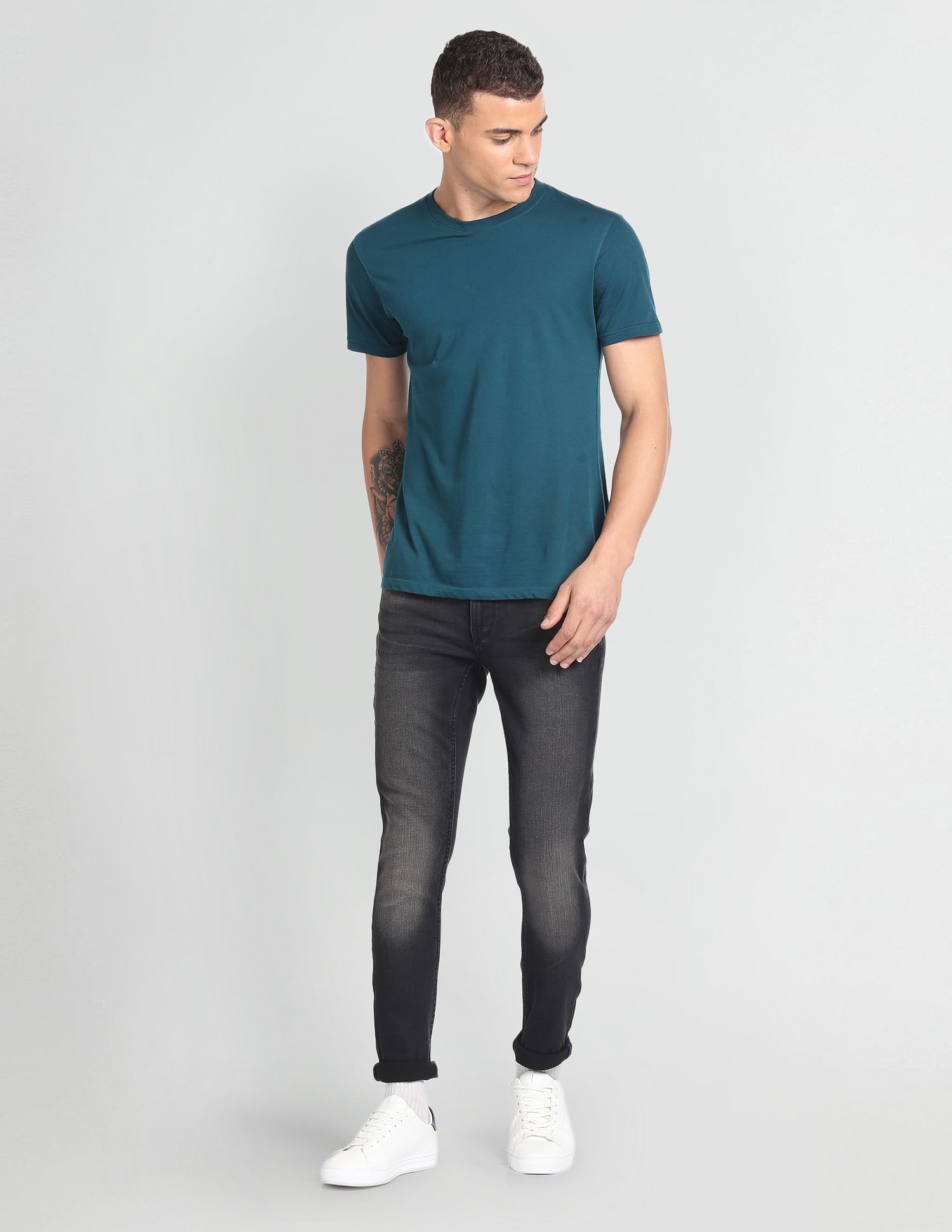 Flying Machine Jackson Skinny Fit Low Rise Jeans
