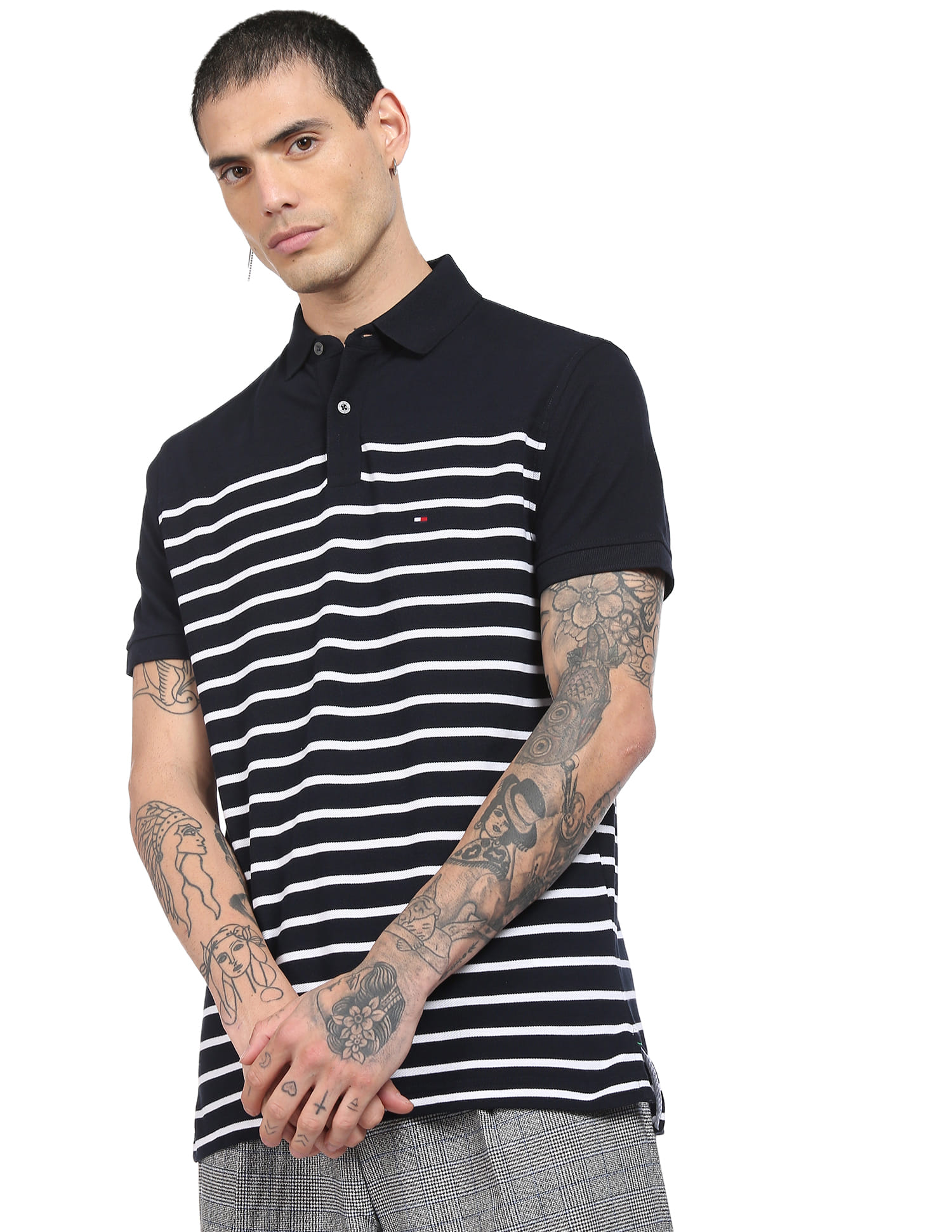 mens tommy hilfiger polo shirt