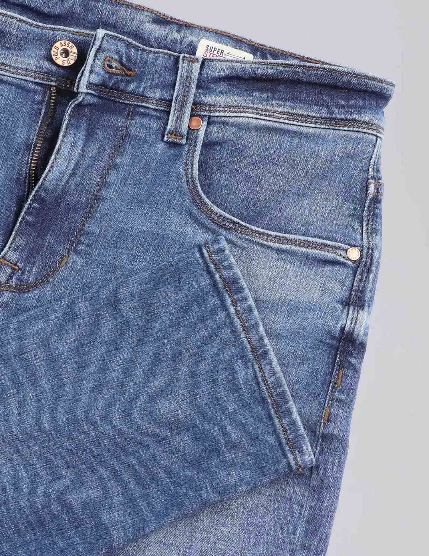 U.S. Polo Assn. Denim Co. Henry Tapered Fit Blue Super Stretch Jeans