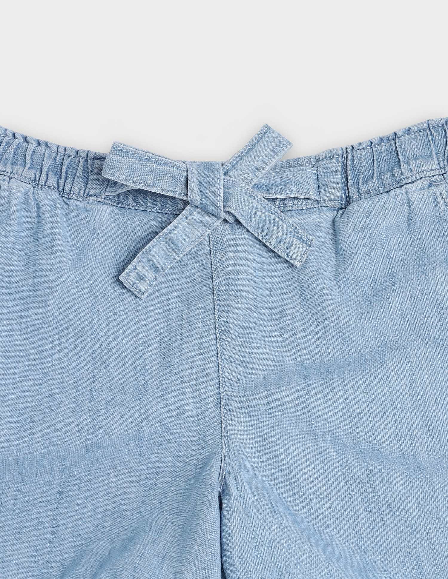 Tommy Hilfiger Kids Girls Solid Regular Fit Shorts