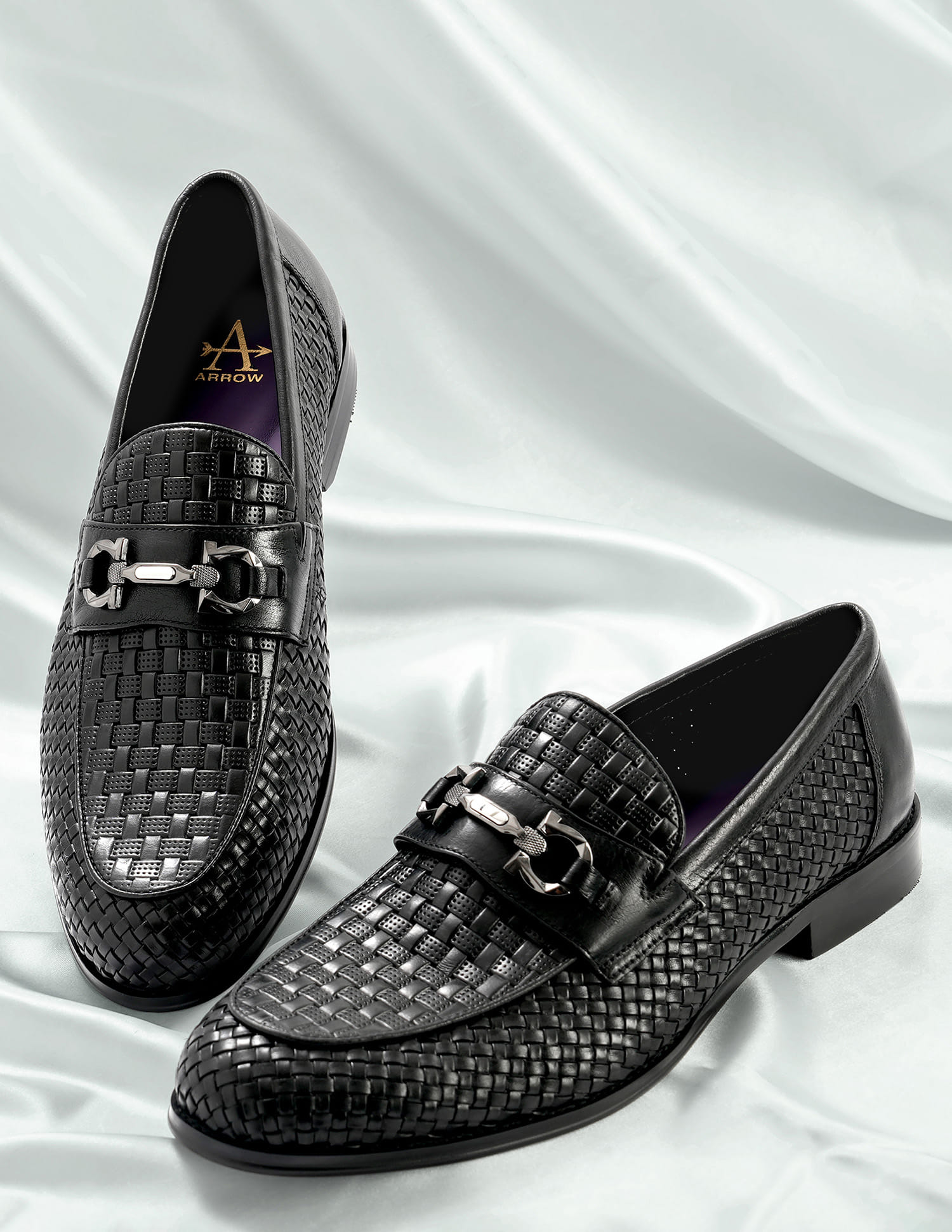 Buy Arrow Men Textured Gato Slip On Shoes