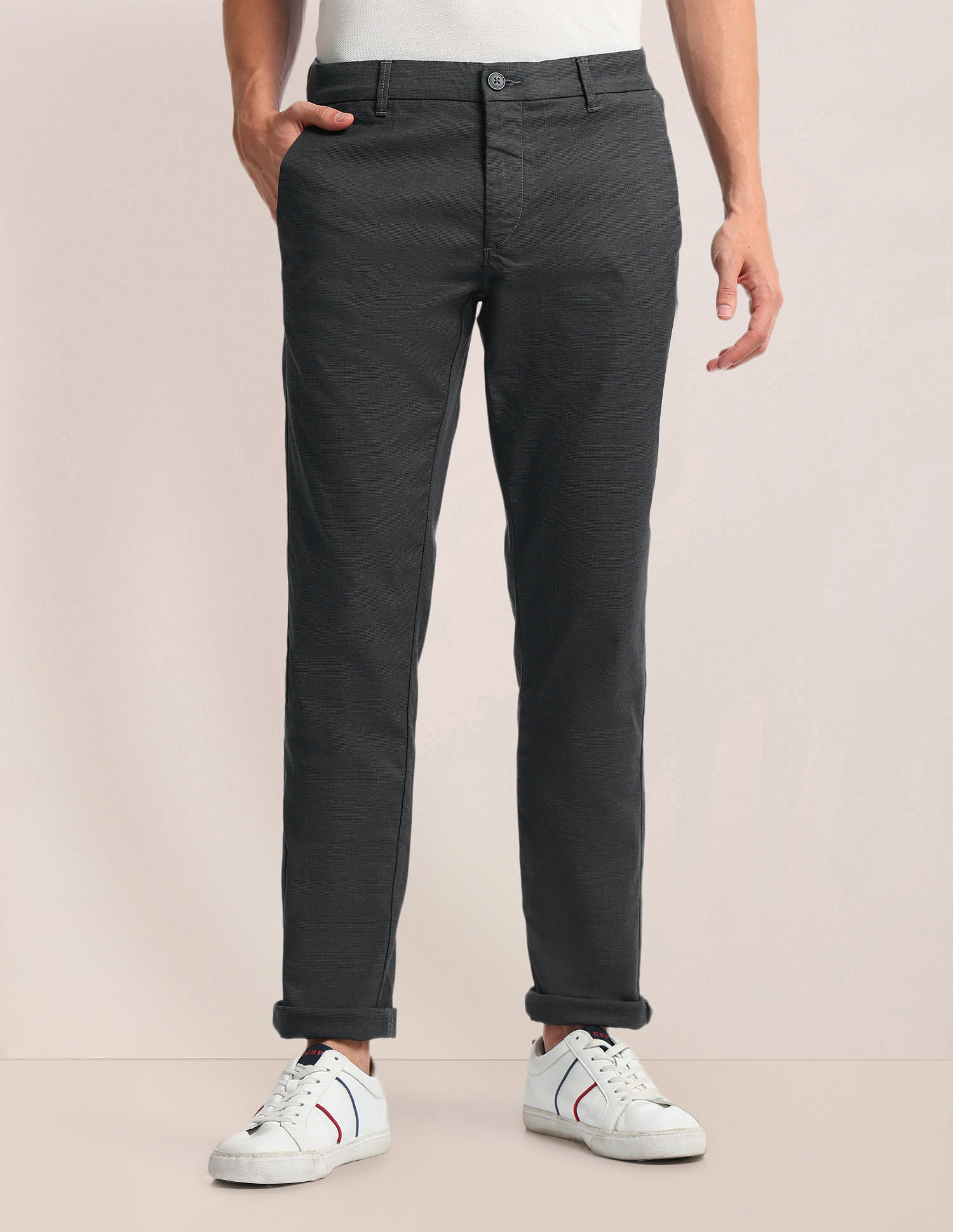 U.S. Polo Assn. Yarn Dyed Check Trousers