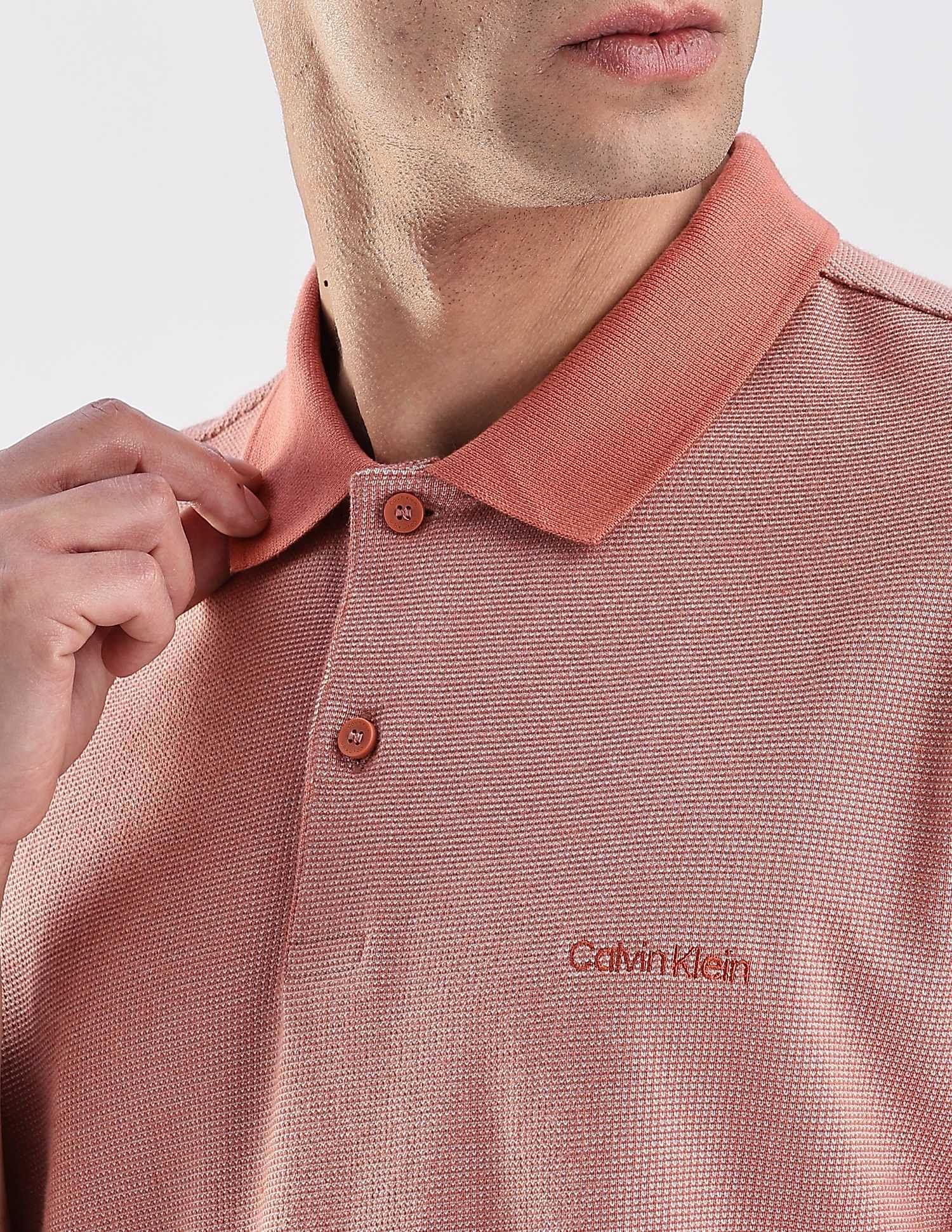 Calvin Klein Jeans Regular-Fit Solid Cotton Polo Shirt
