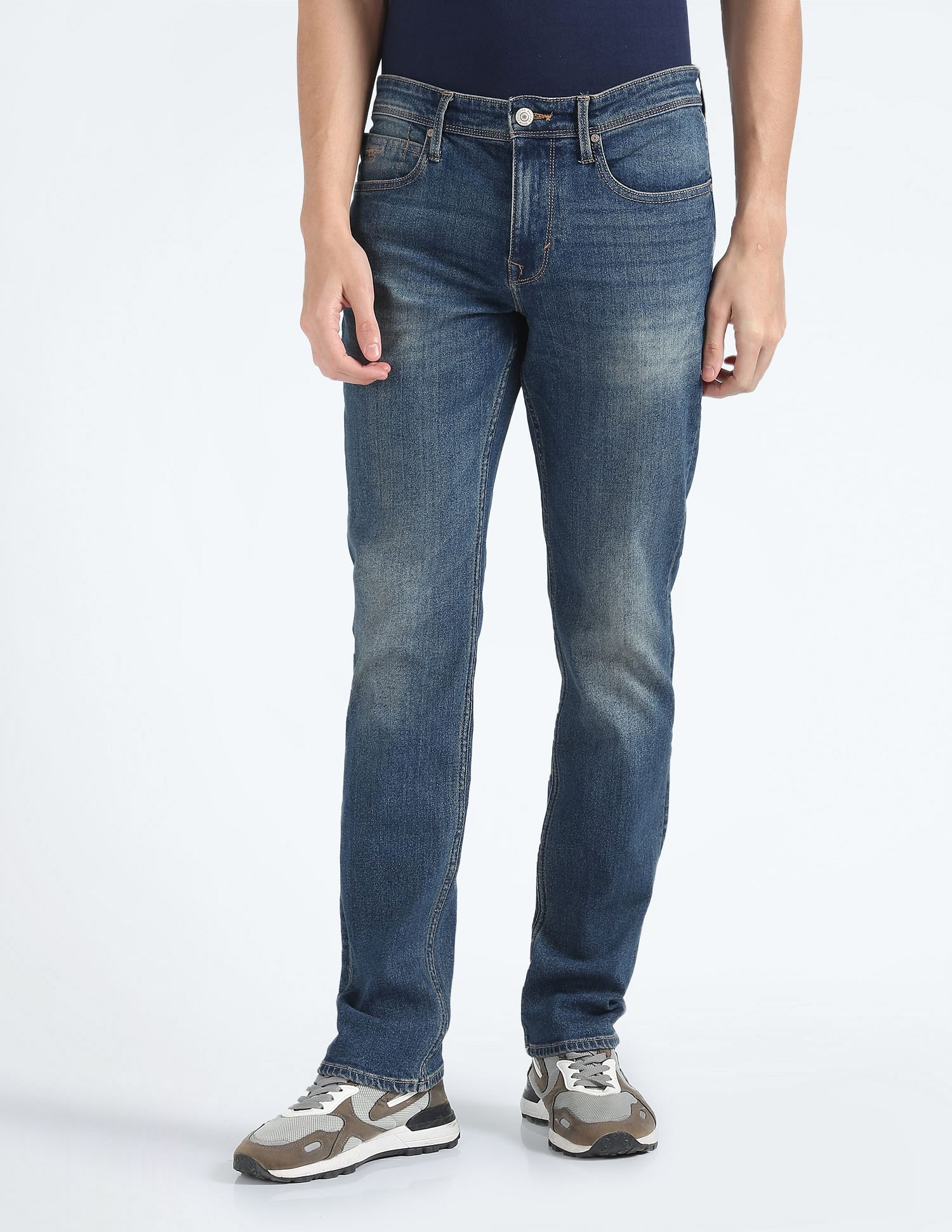 Flying Machine Freddie Slim Straight Twill Jeans