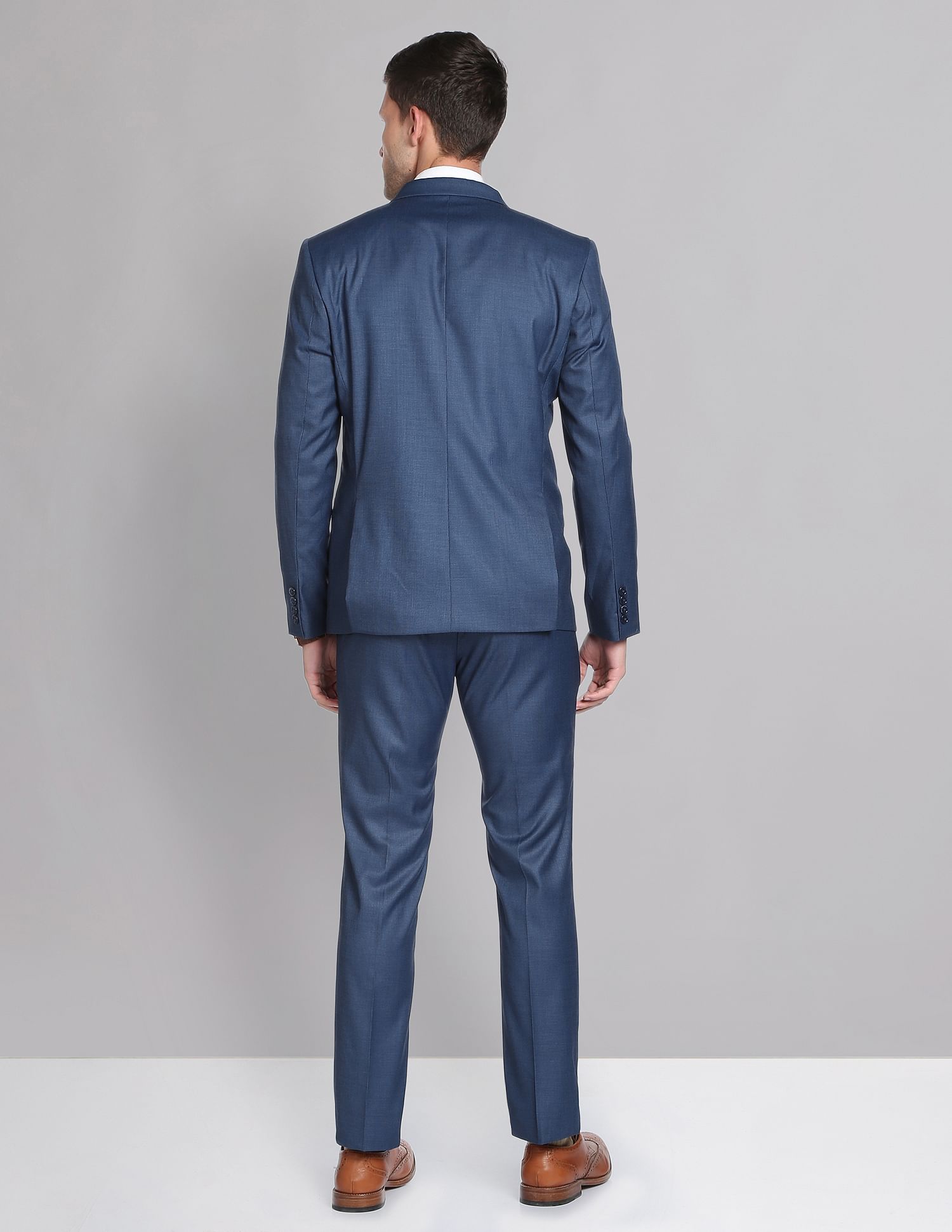 AD by Arvind Solid Dobby Evening Two Piece Suit