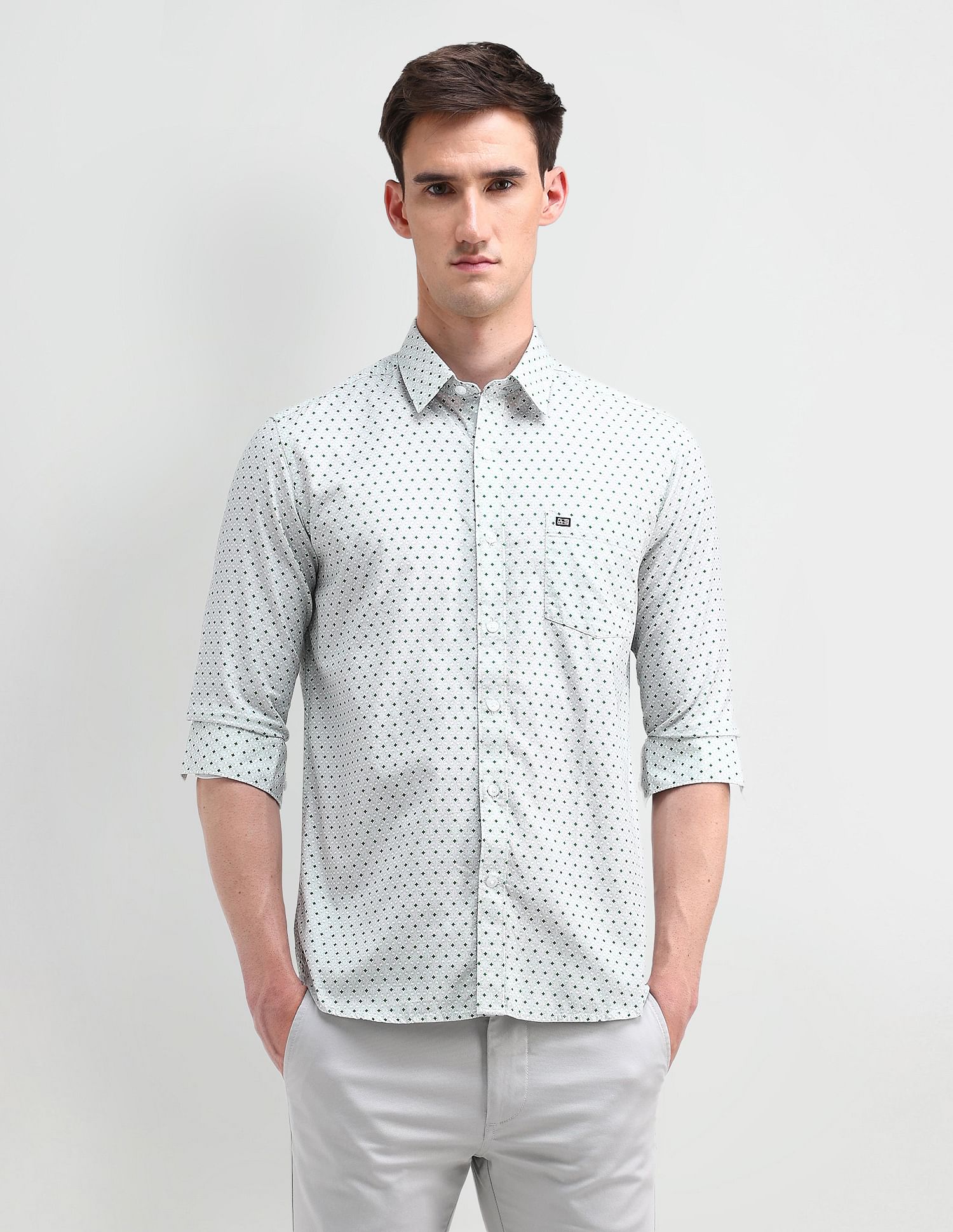 Arrow Sport Manhattan Slim Fit Dobby Shirt