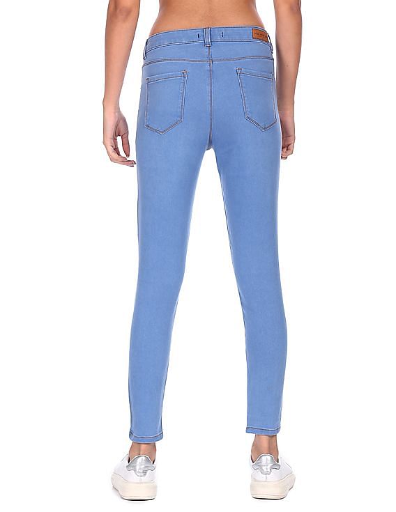Flying Machine Women Mid Rise Skinny Fit Jeans