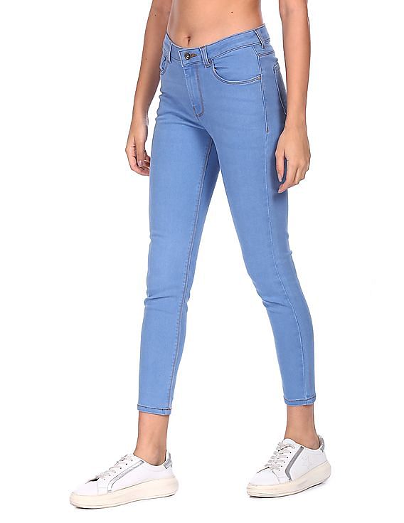 Flying Machine Women Mid Rise Skinny Fit Jeans