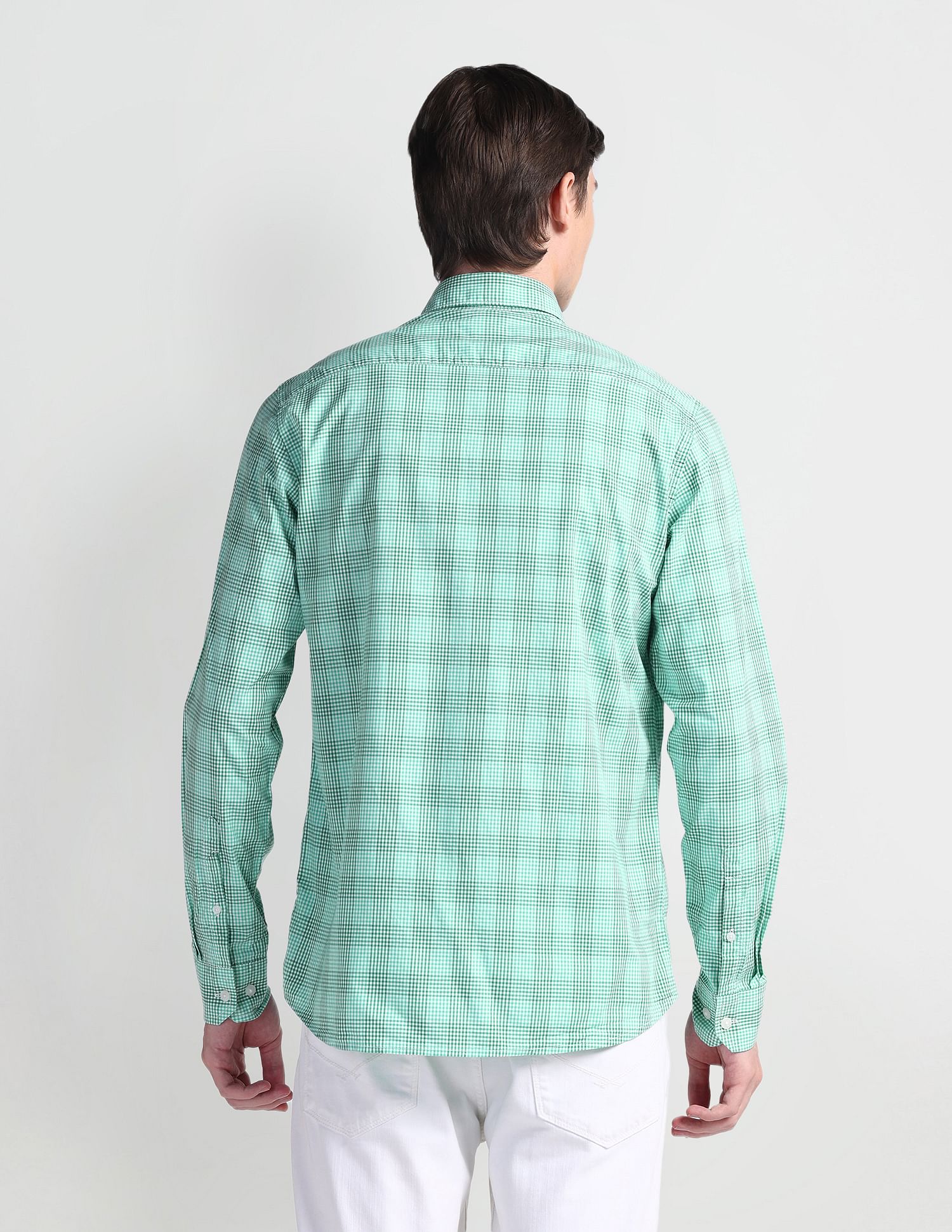 Arrow Sport Point Collar Tartan Shirt