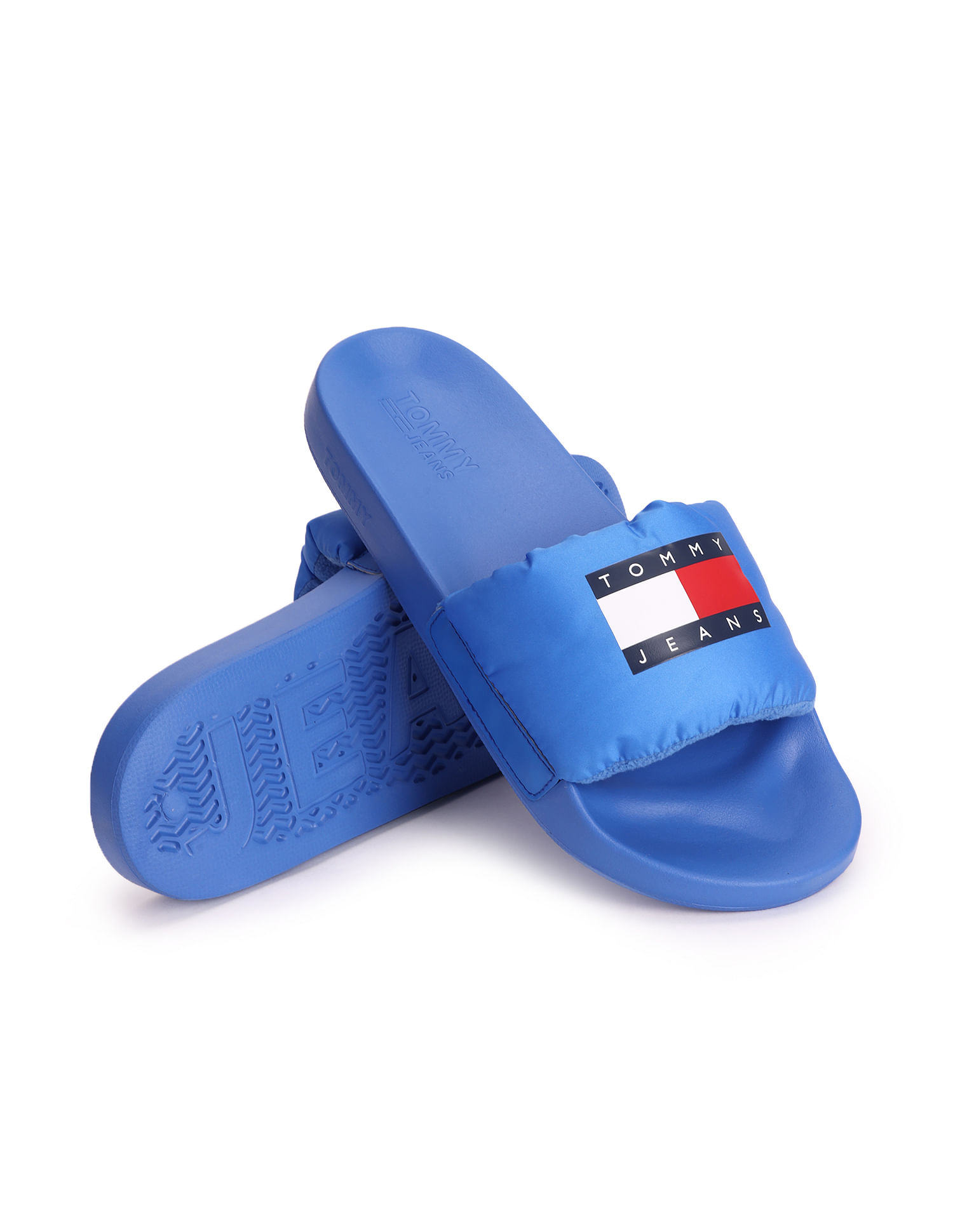 Buy Tommy Hilfiger Brand Print Padded Pool Slides NNNOW