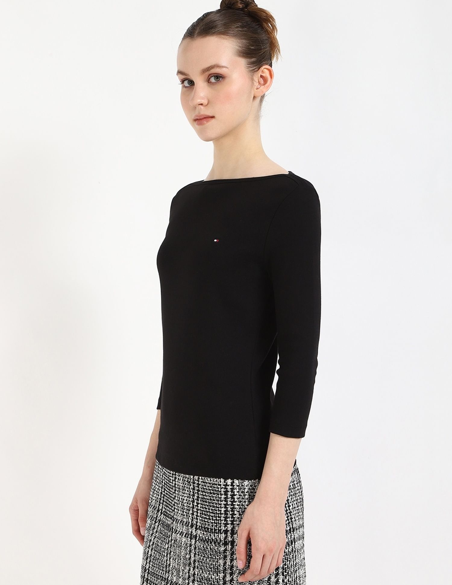 Tommy Hilfiger Solid Slim-Fit Cotton T-Shirt