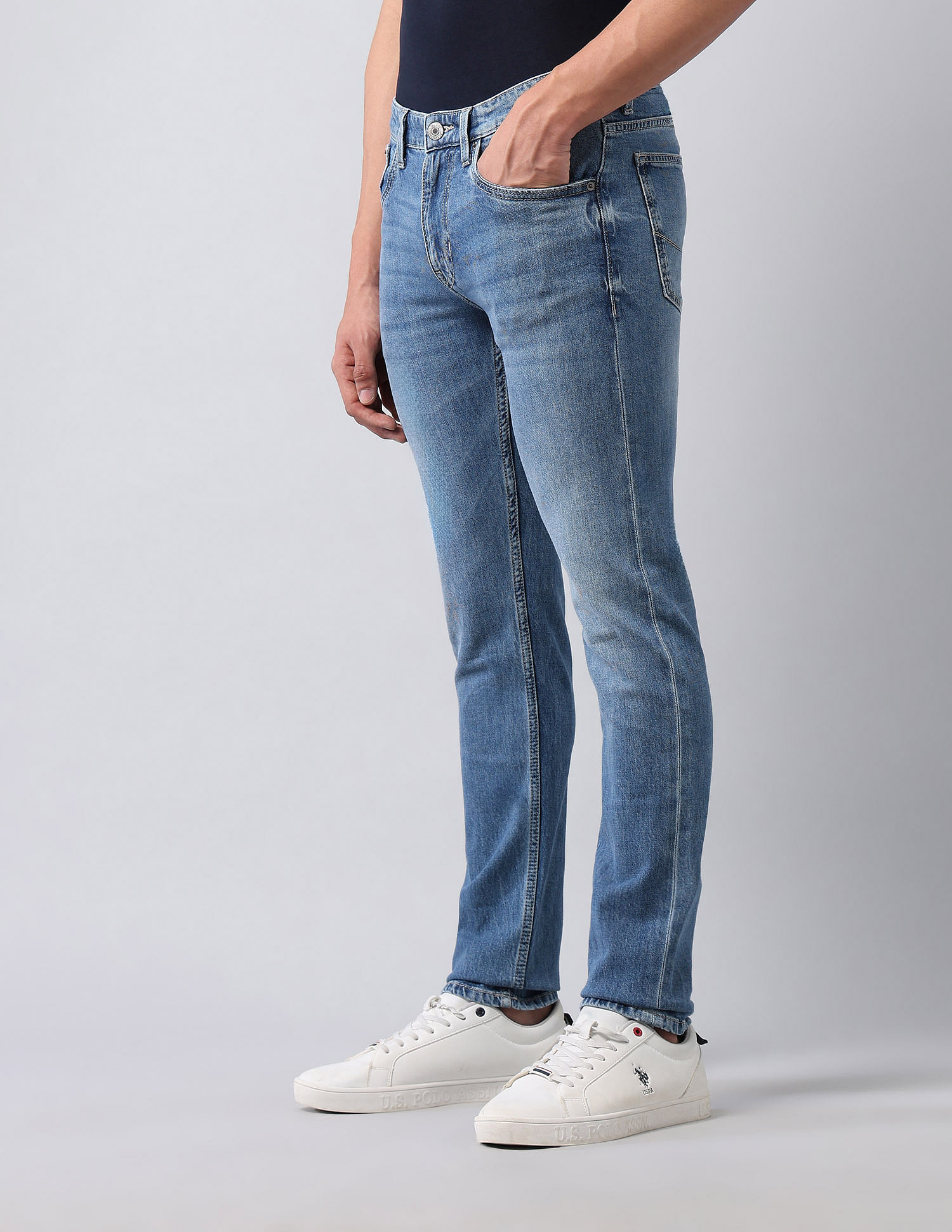U.S. Polo Assn. Denim Co. Regallo Skinny Fit Blue Jeans