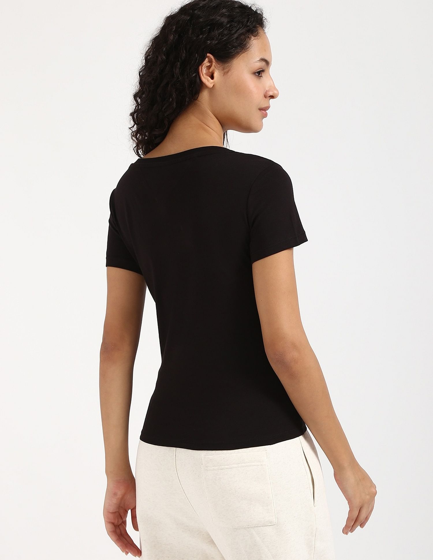 Tommy Hilfiger Solid Slim-Fit Cotton T-Shirt