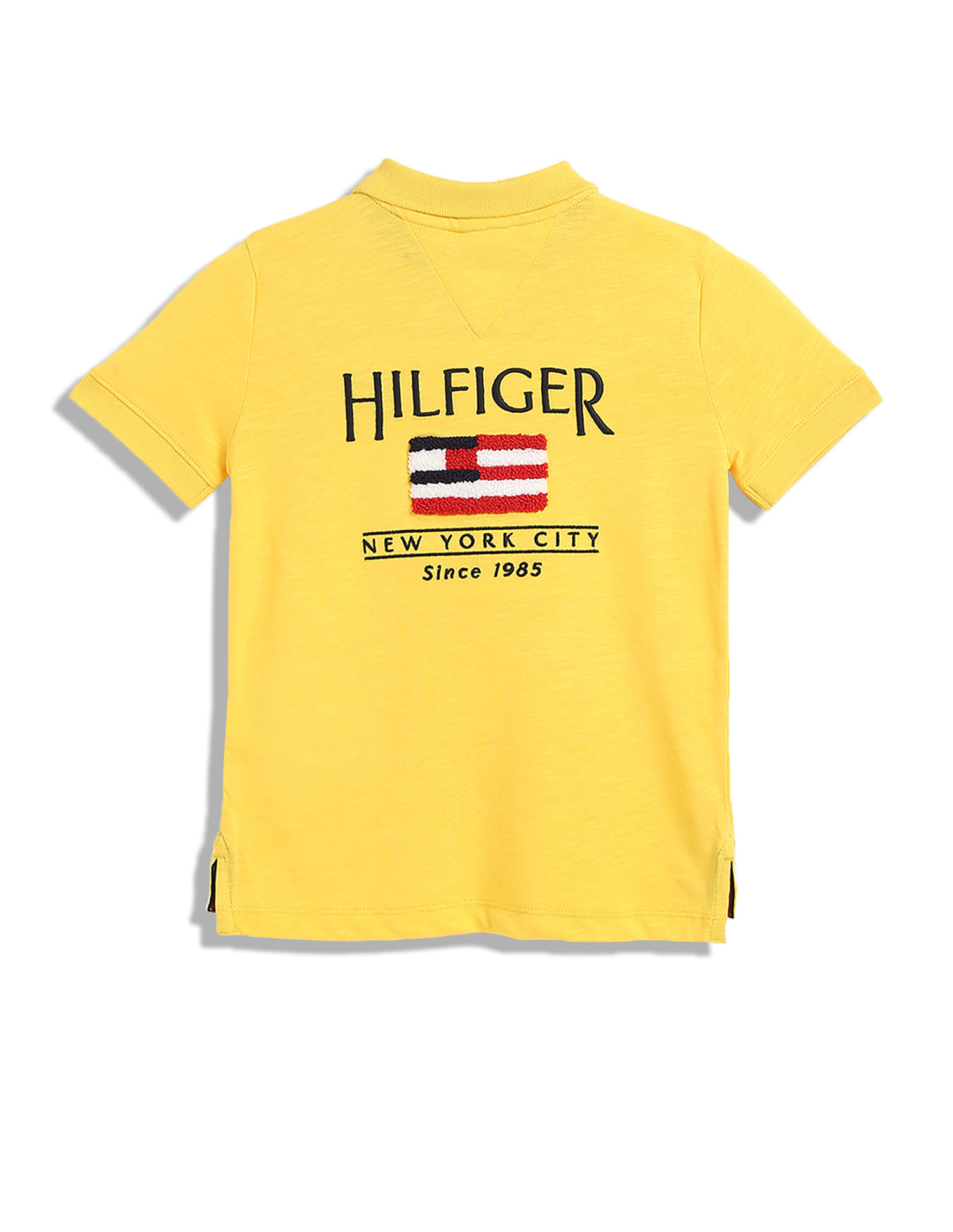 Tommy Hilfiger Kids Printed Regular Fit Polo T-Shirt