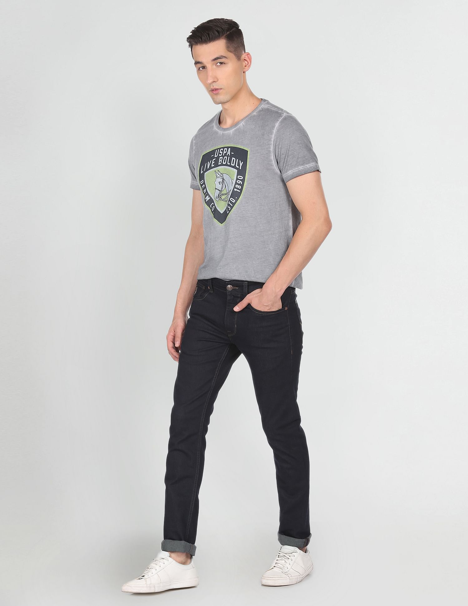 U.S. Polo Assn. Denim Co. Regallo Skinny Fit Blue Jeans