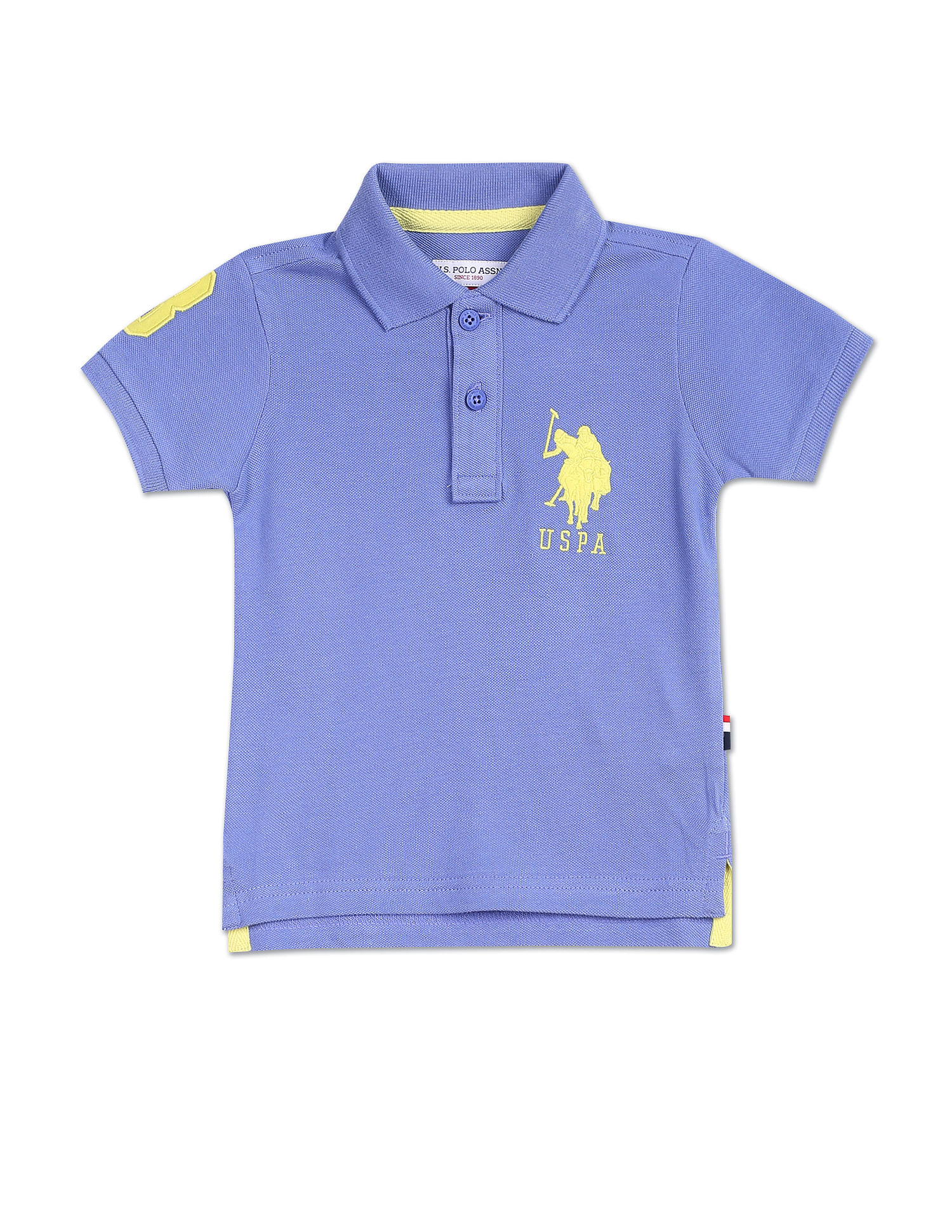 Buy U.S. Polo Assn. Ribbed Collar Cotton Polo Shirt - NNNOW.com