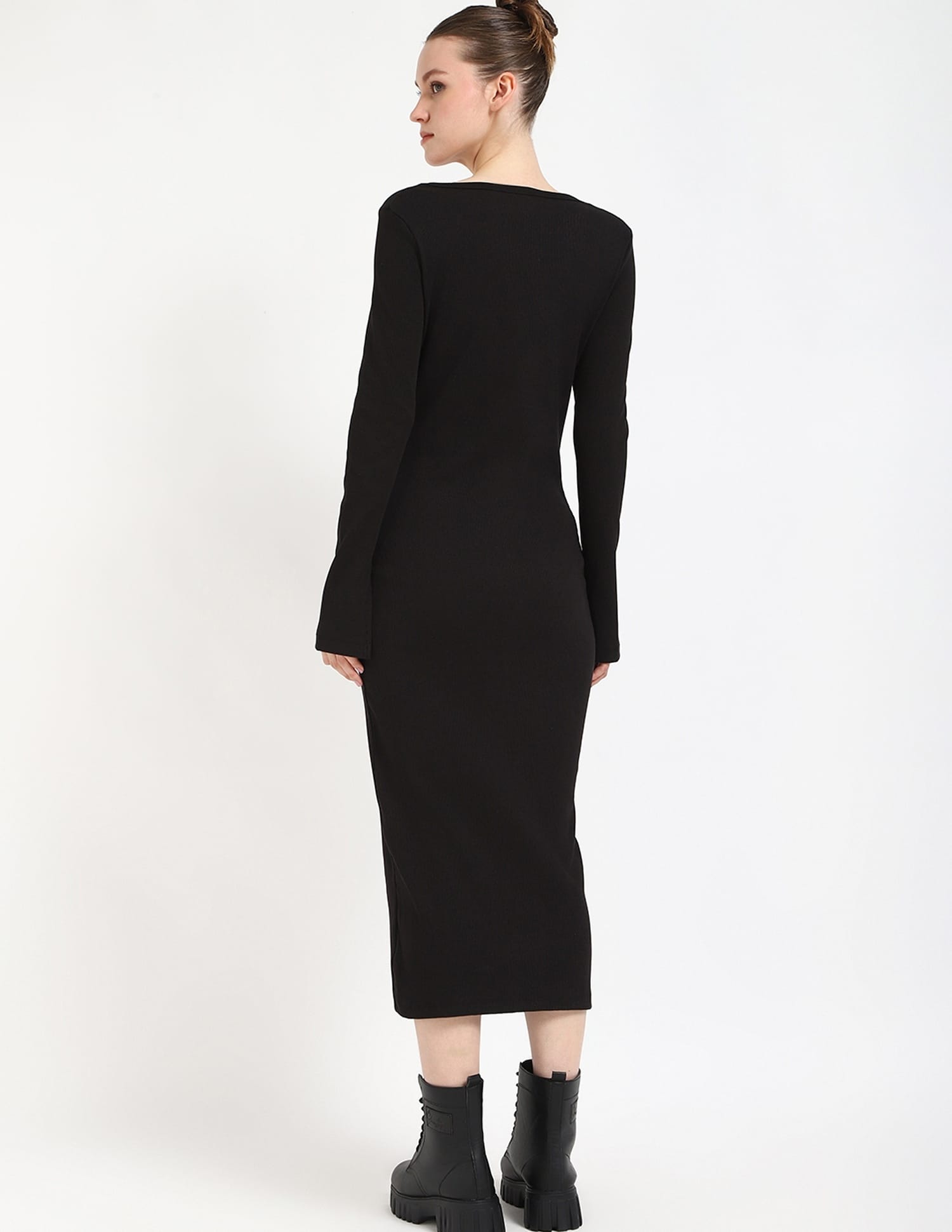 Buy Calvin Klein Jeans Cotton V-Neck Midi Dress - NNNOW.com