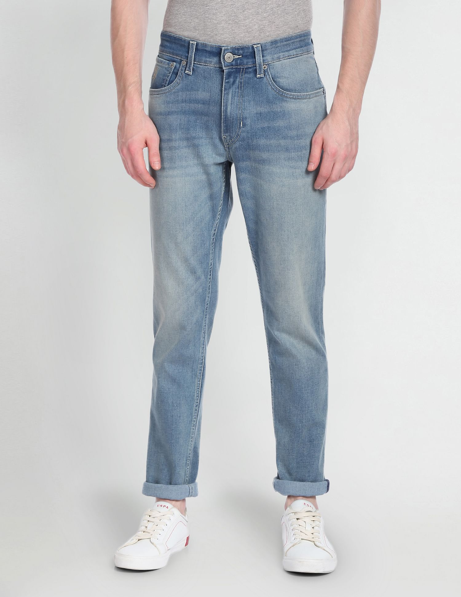 U.S. Polo Assn. Denim Co. Brandon Slim Tapered Fit Blue Jeans