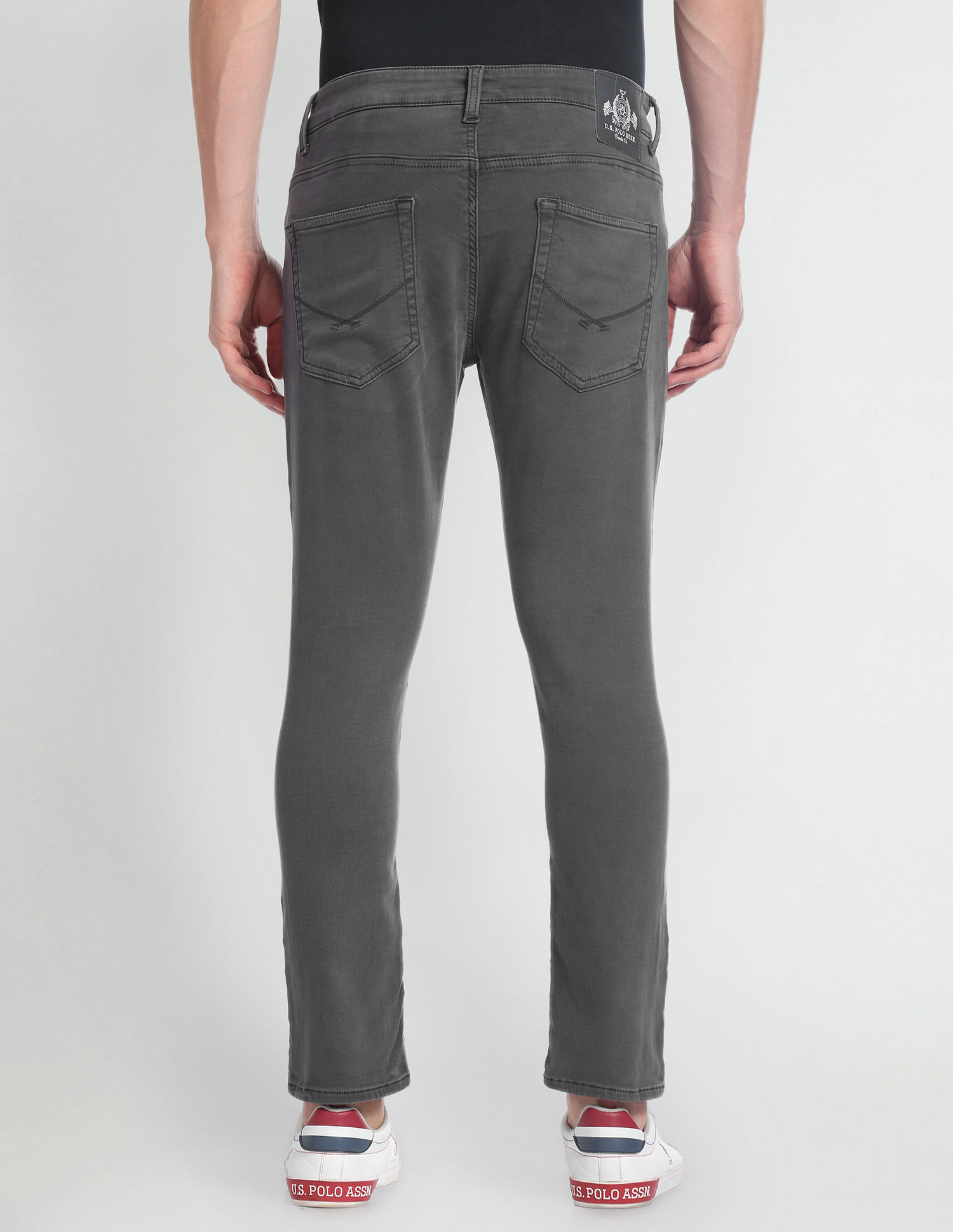 U.S. Polo Assn. Denim Co. Henry Cropped Fit Grey Jeans