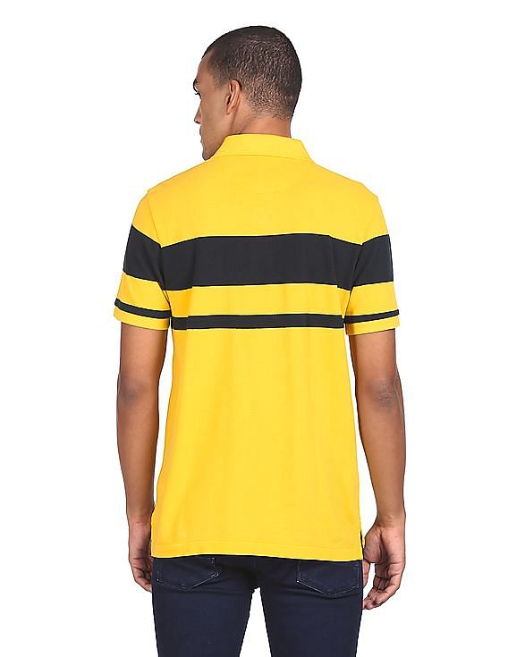 U.S. Polo Assn. Pique Striped Polo Shirt