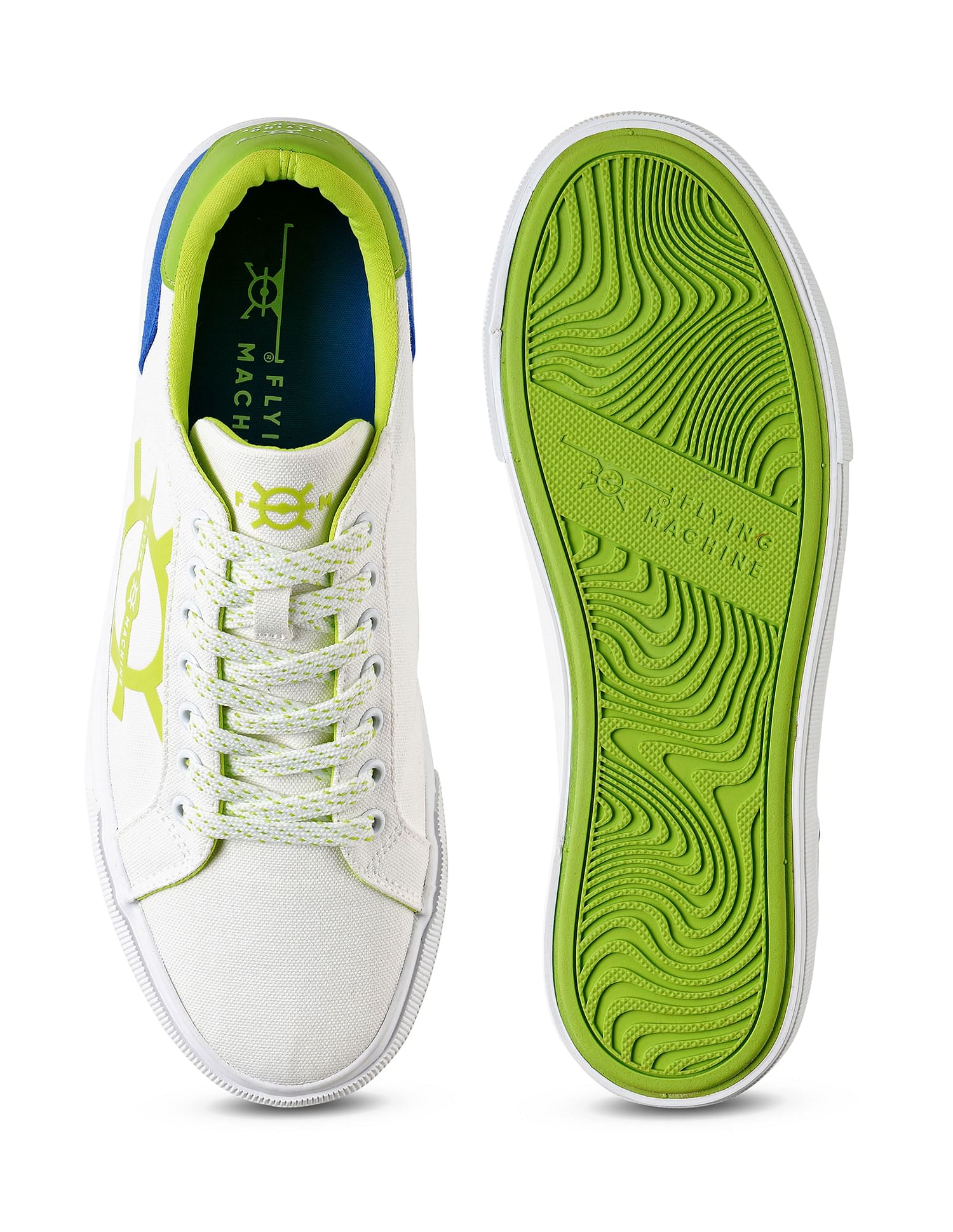 Flying Machine Men Colour Block Logo Dyson Sneakers