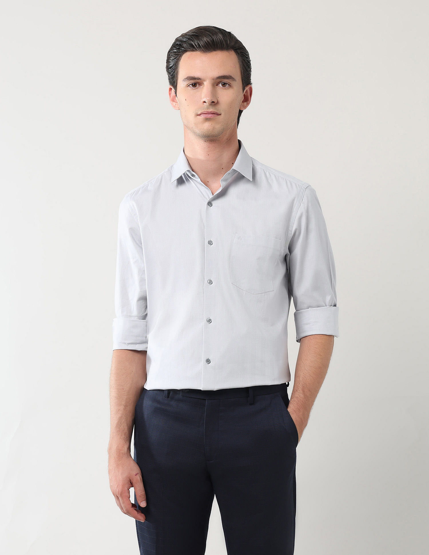 Arrow Pure Cotton Liberty Classic Fit Shirt