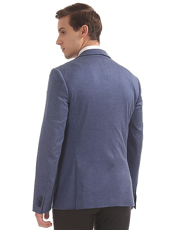 AD by Arvind Slim Fit Single Breasted Blazer