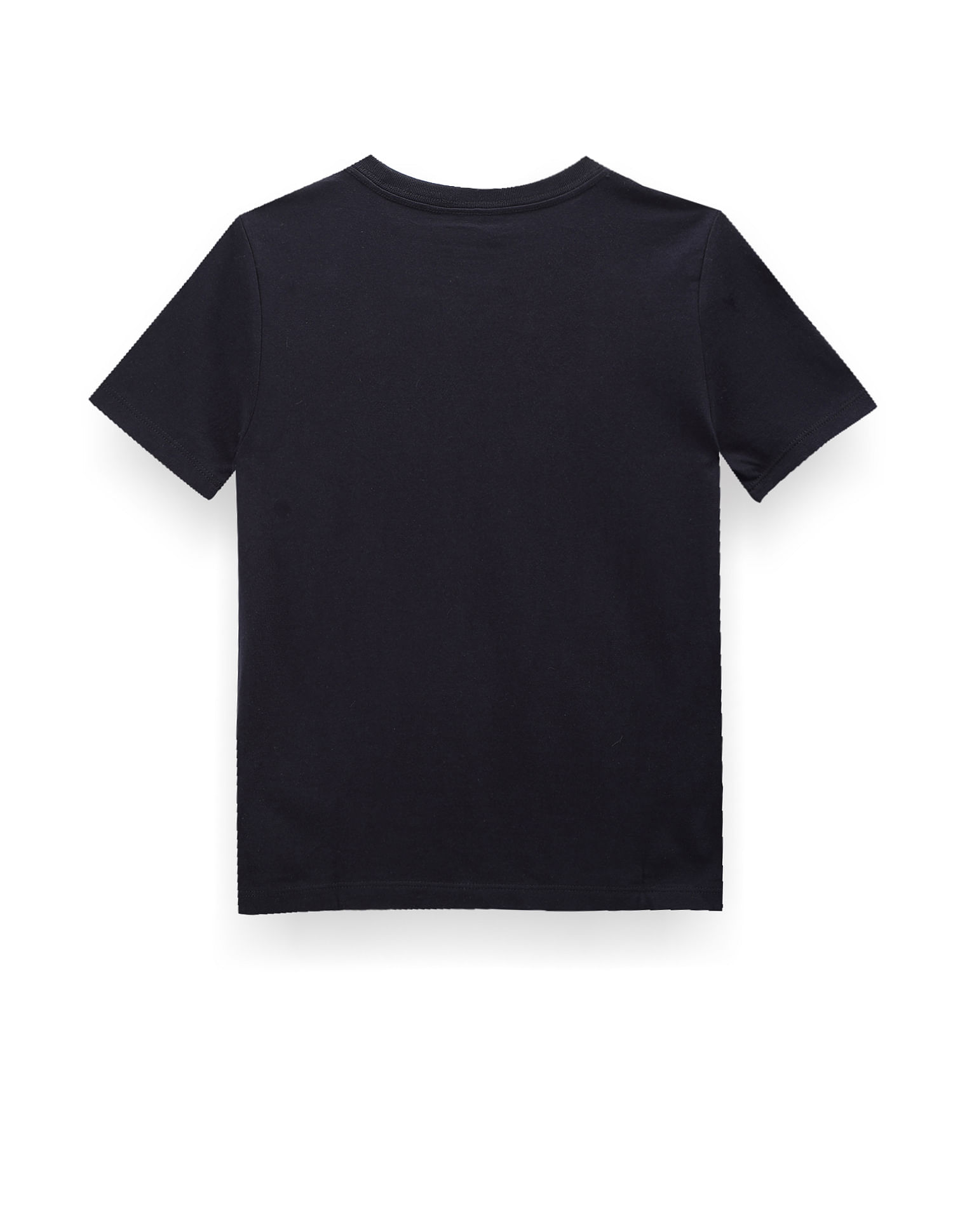 Tommy Hilfiger Kids Boys Cotton Solid T-Shirt
