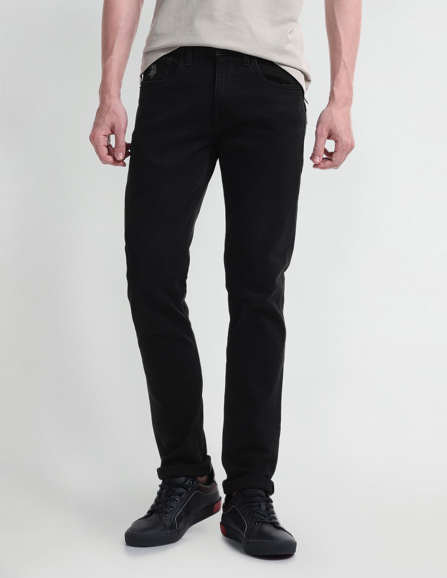 U.S. Polo Assn. Denim Co. Regallo Skinny Fit Black Jeans