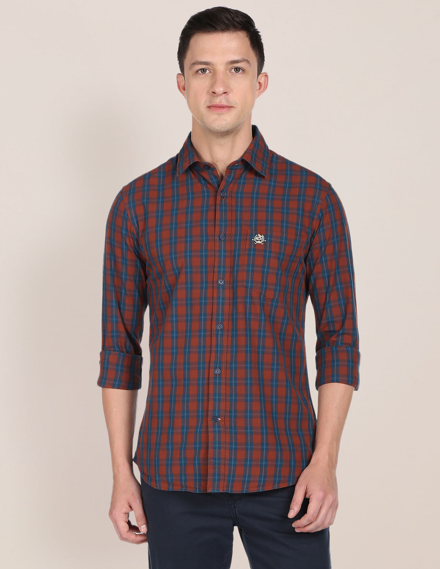 U.S. Polo Assn. Tartan Check Cotton Casual Shirt