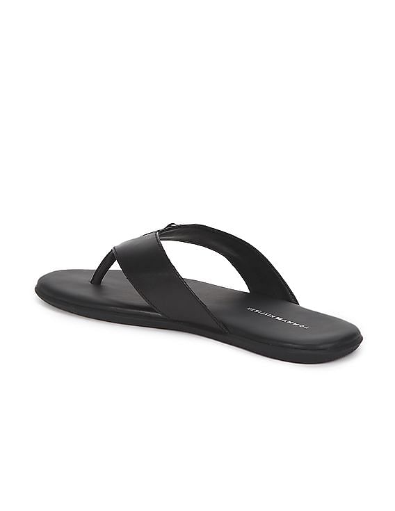 Tommy hilfiger men's leather sales sandals