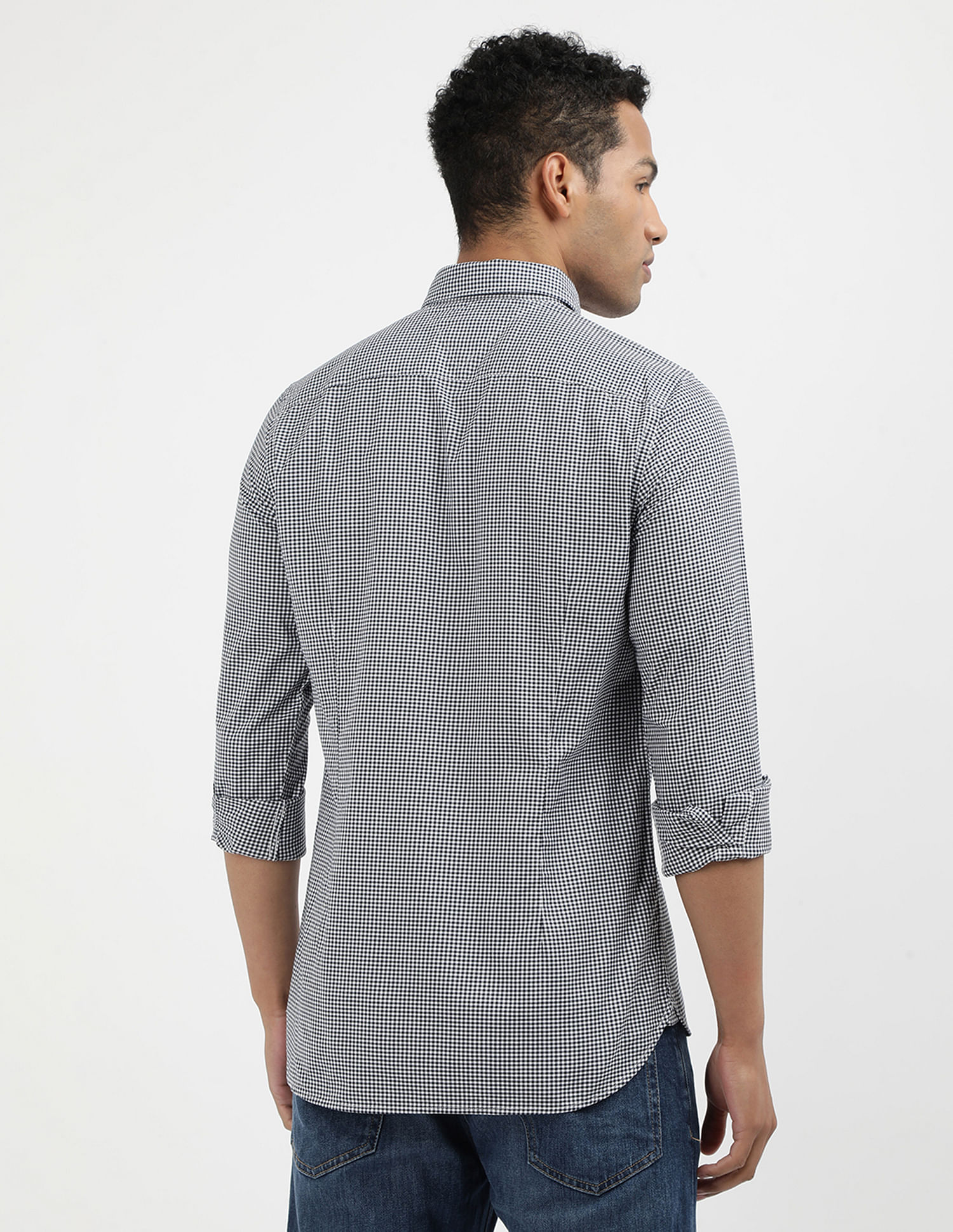 Tommy Hilfiger Micro Gingham Check Poplin Shirt