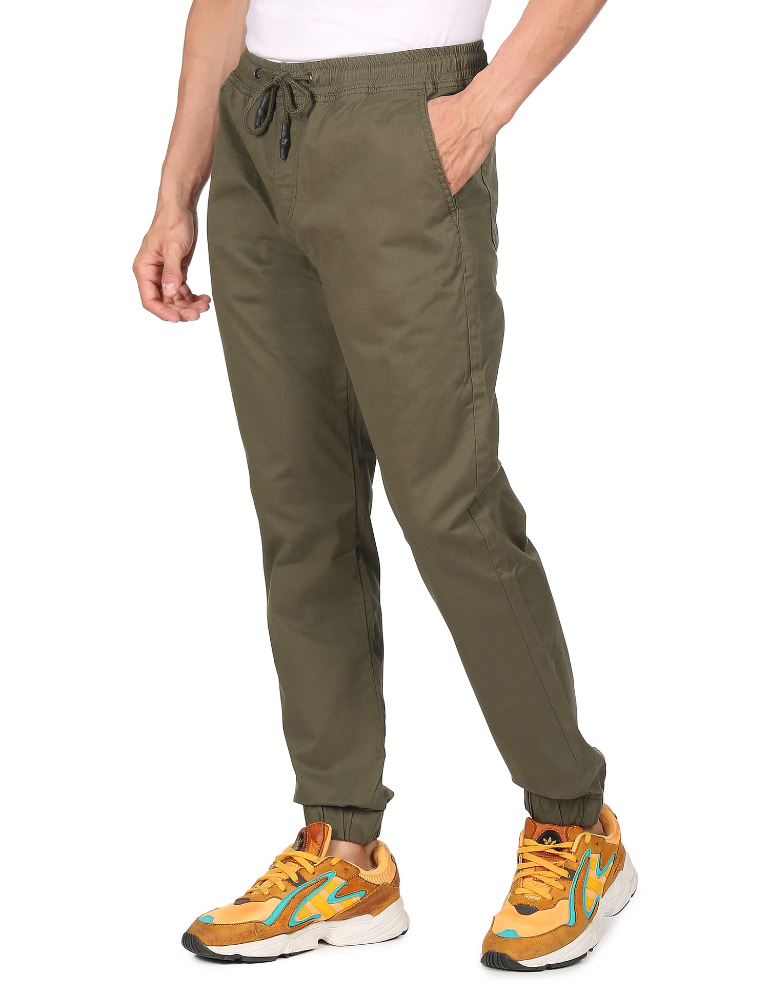 Aeropostale khaki online joggers