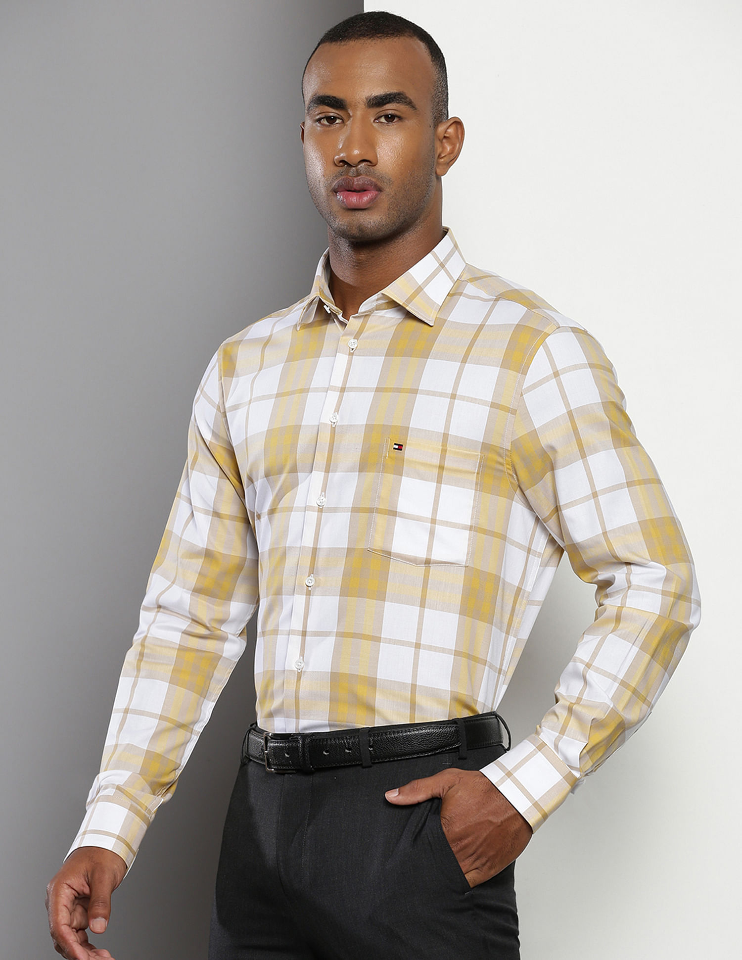 Tommy Hilfiger Plaid Check Formal Shirt