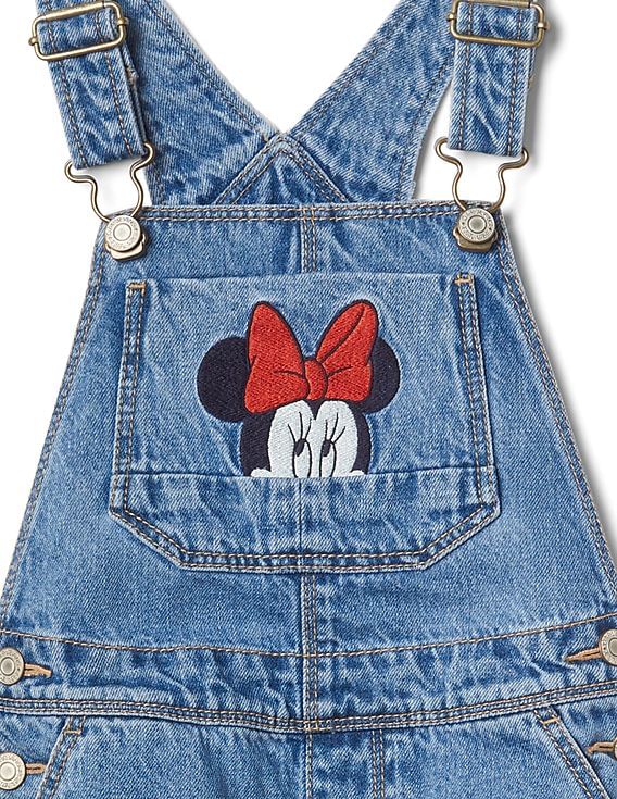 Overalls Jeans Mickey Mouse H&m Buy GAP Girls Blue Disney