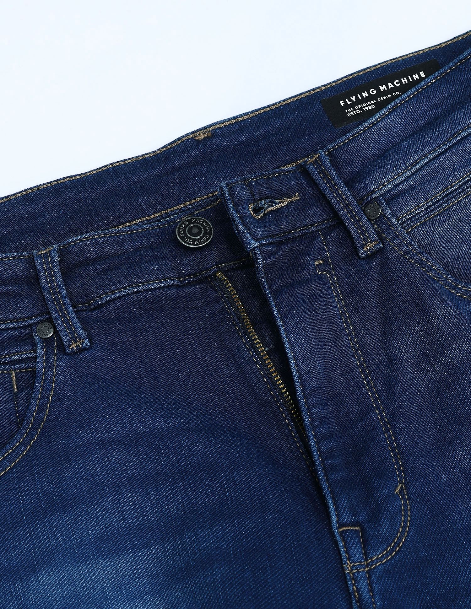 Flying Machine Mid Rise Bruce Bootcut Jeans
