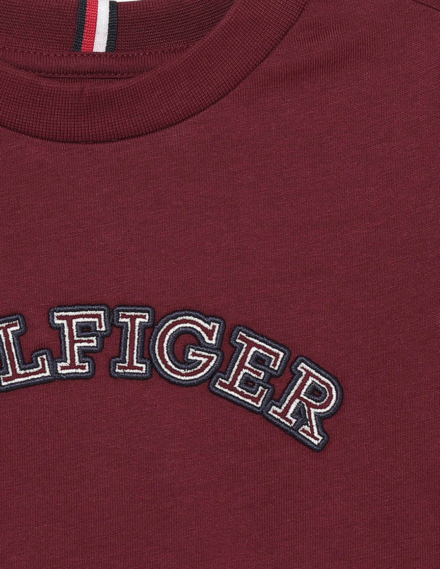 Tommy Hilfiger Kids Boys Monotype Embroidered Regular T-Shirt