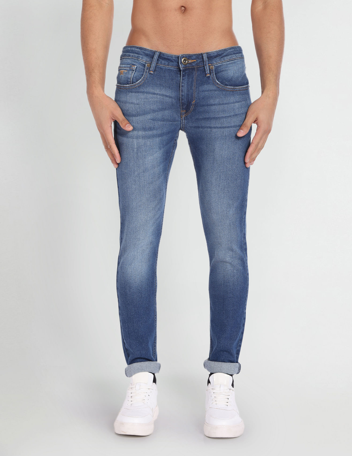 Flying Machine Super Skinny Fit Low Rise Jeans