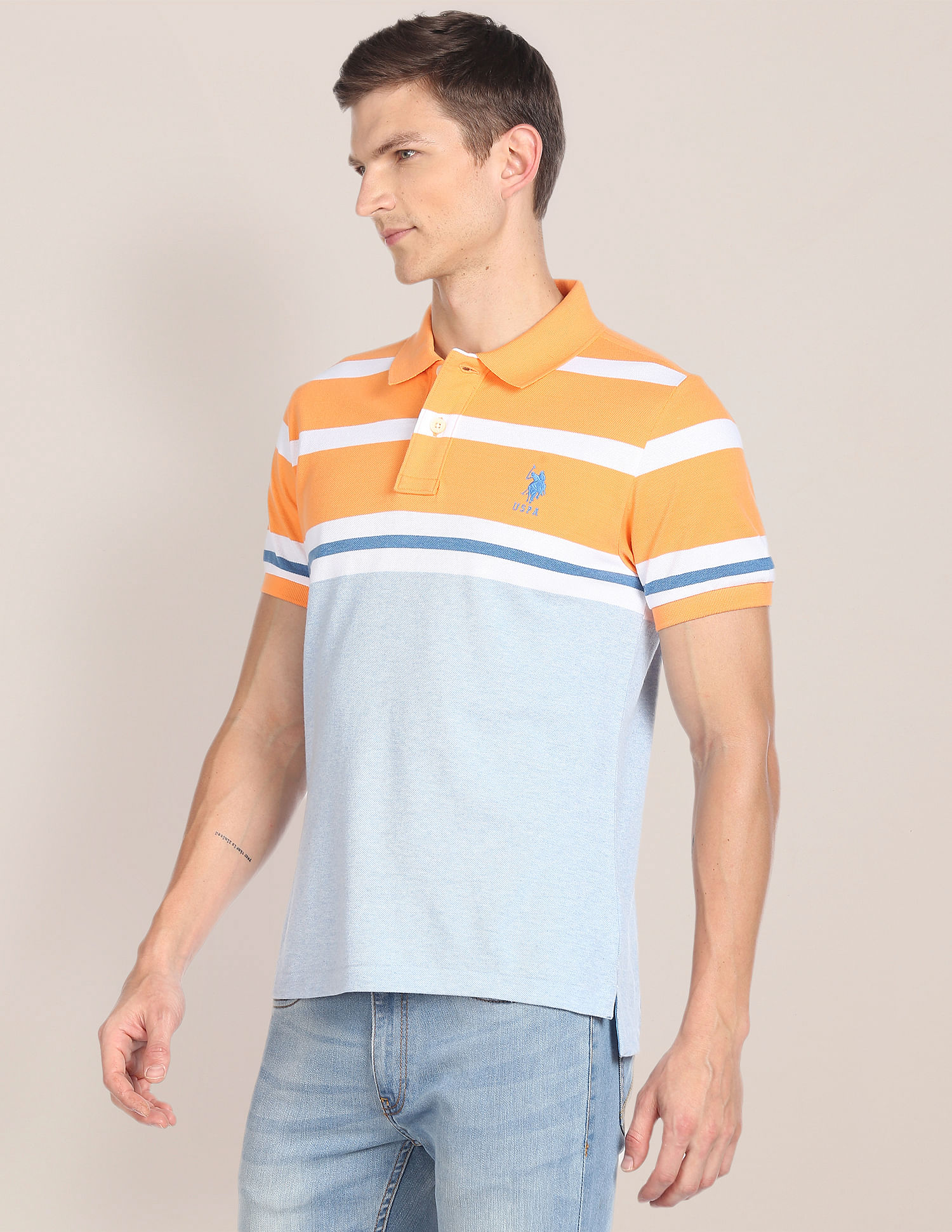 U.S. Polo Assn. Solid Cotton Polo Shirt