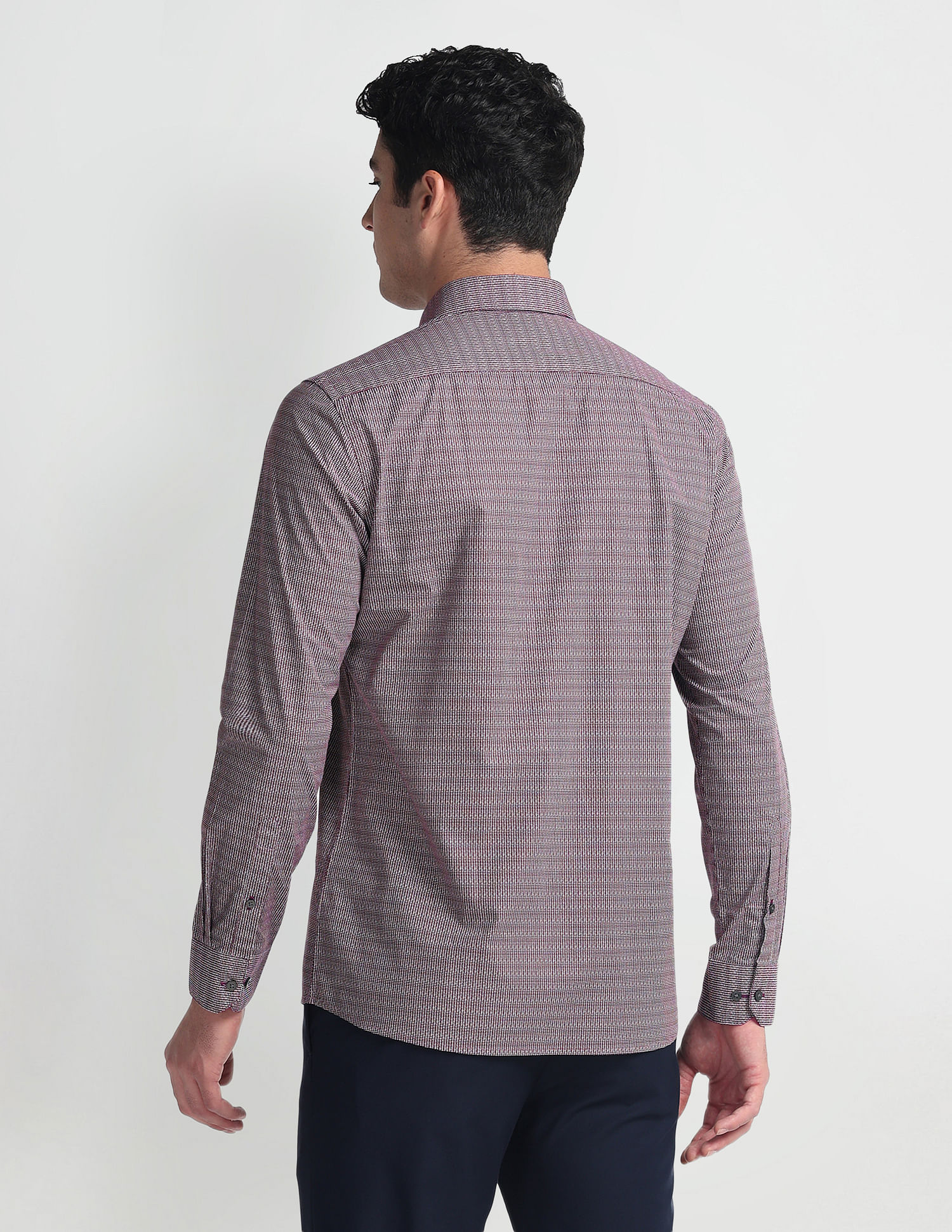 Arrow Geometric Print Manhattan Slim Shirt