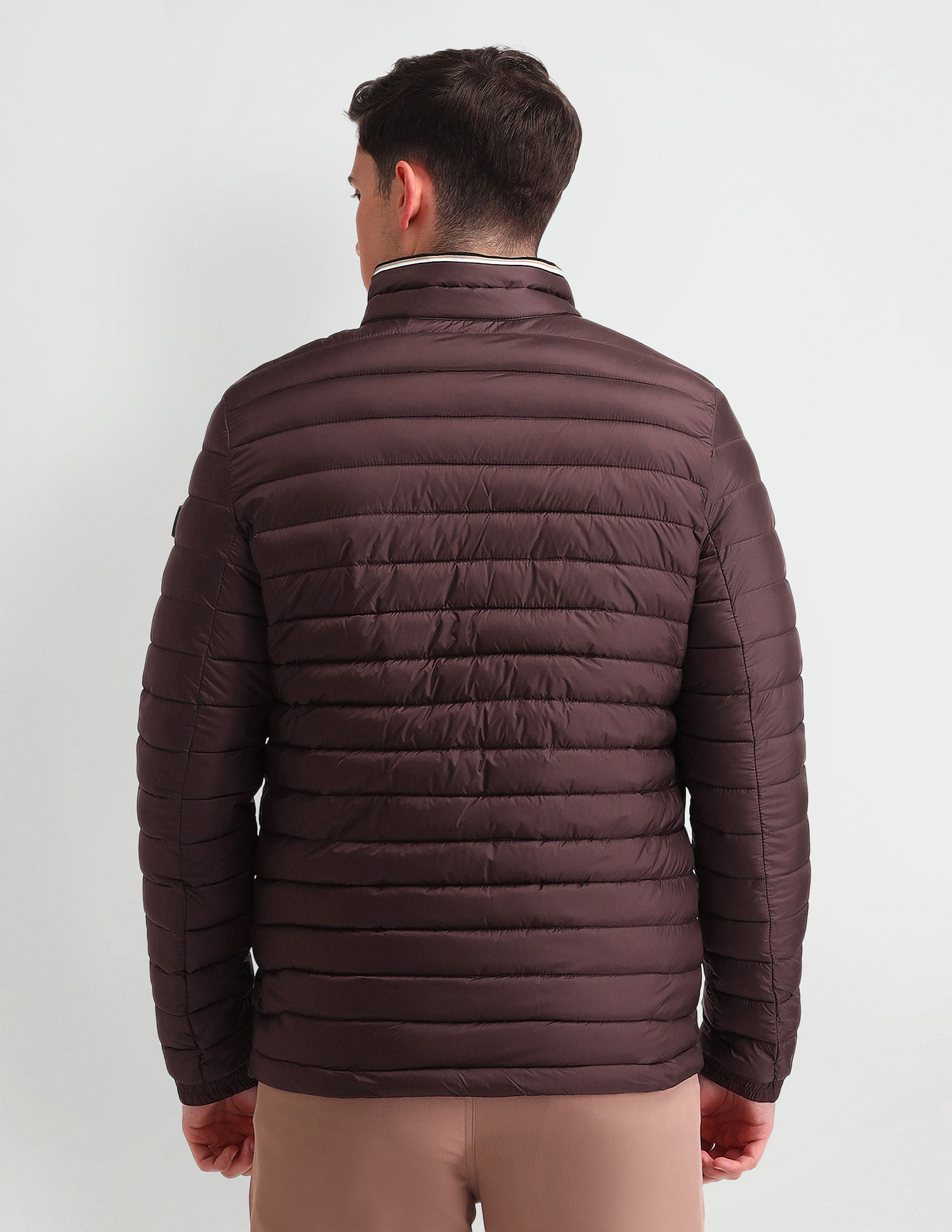 Arrow Sport Regular Fit Solid Packable Jacket