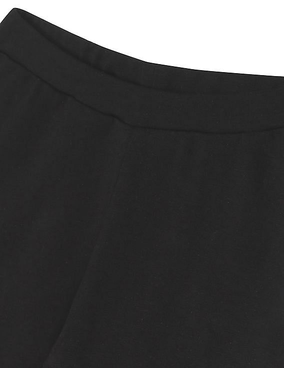 U.S. Polo Assn. Kids Elasticized Waist Brand Tape Leggings