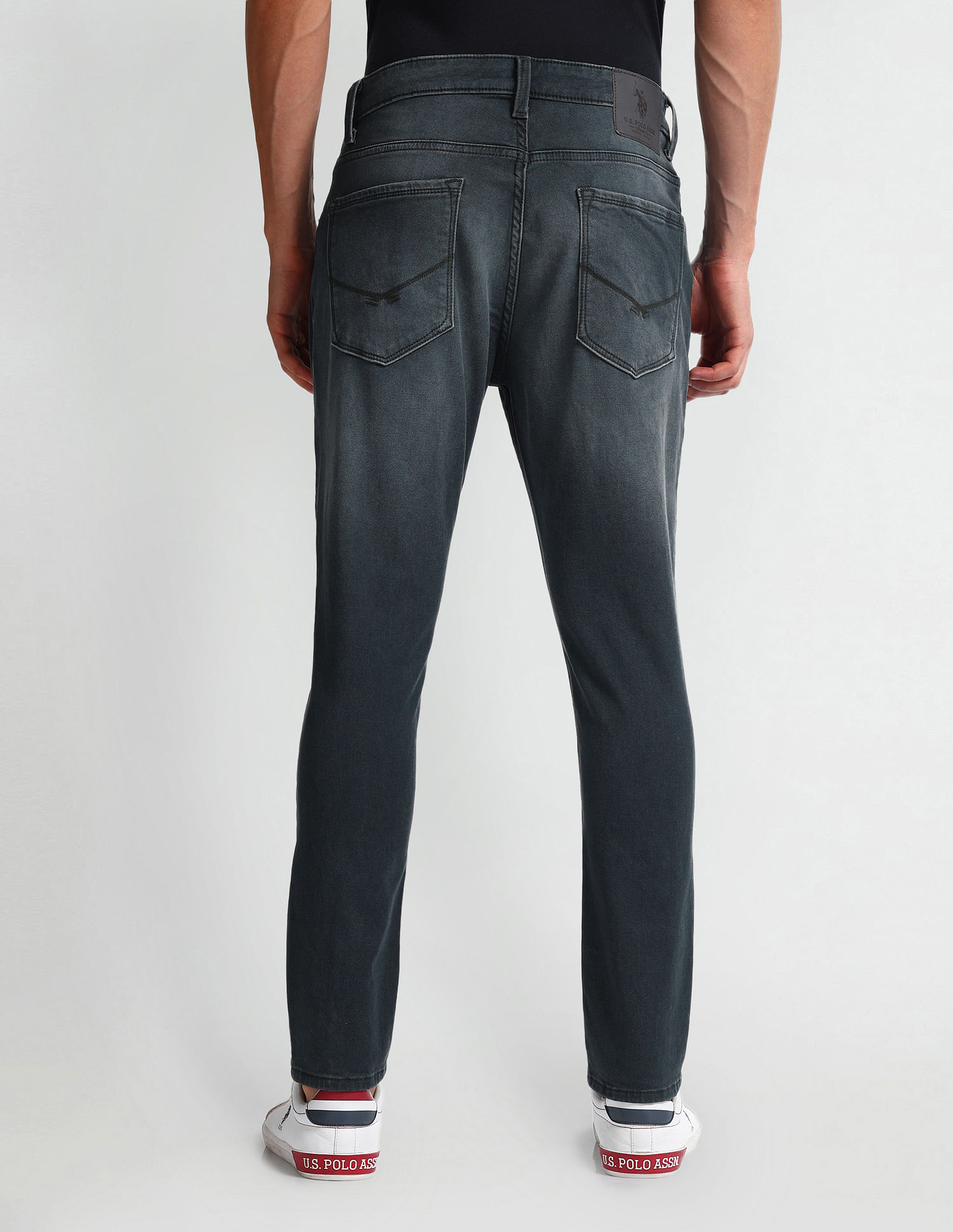 U.S. Polo Assn. Denim Co. Henry Tapered Cropped Fit Blue Jeans