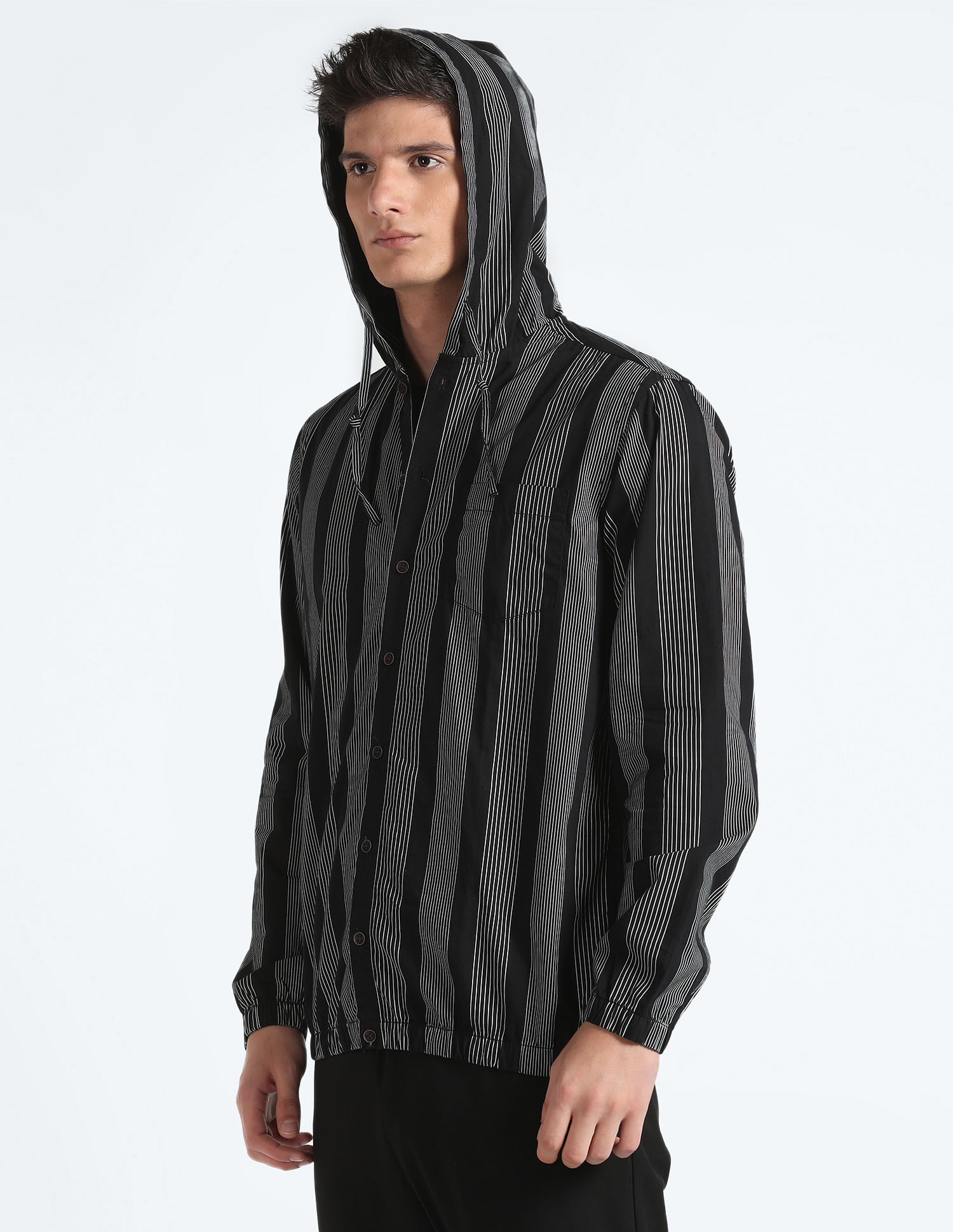 Vertical on sale striped hoodie