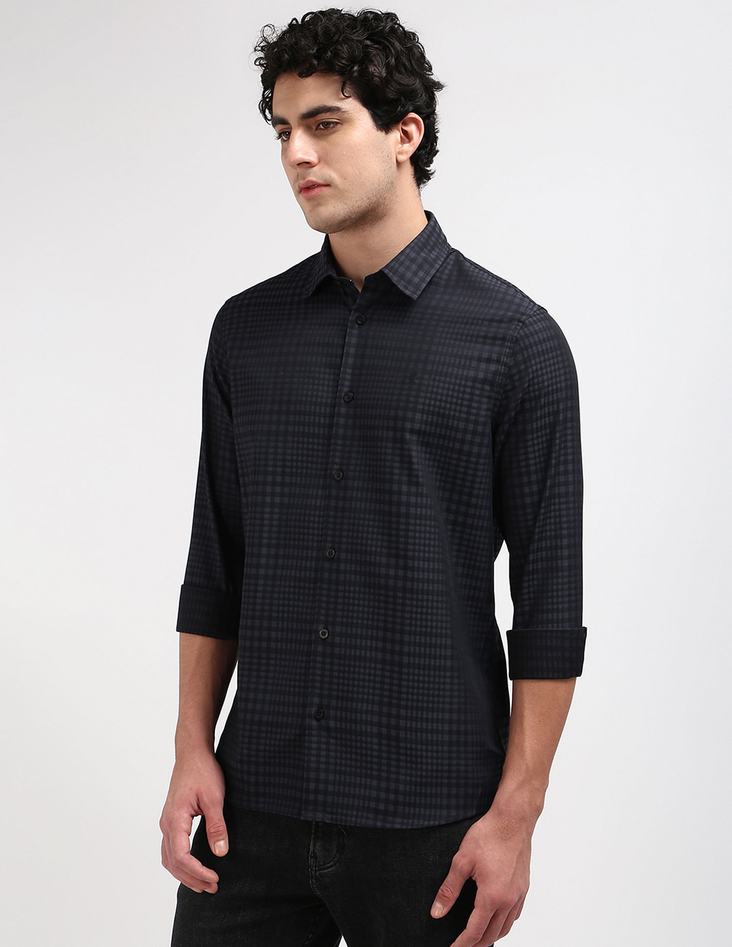 Calvin Klein Jeans Tonal Shadow Checked Shirt