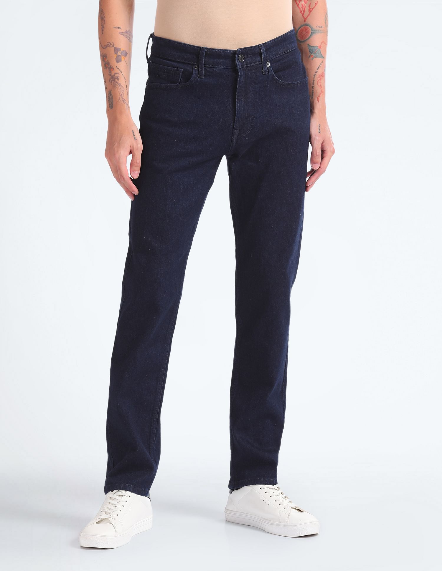 Flying Machine Freddie Slim Straight Rinsed Jeans